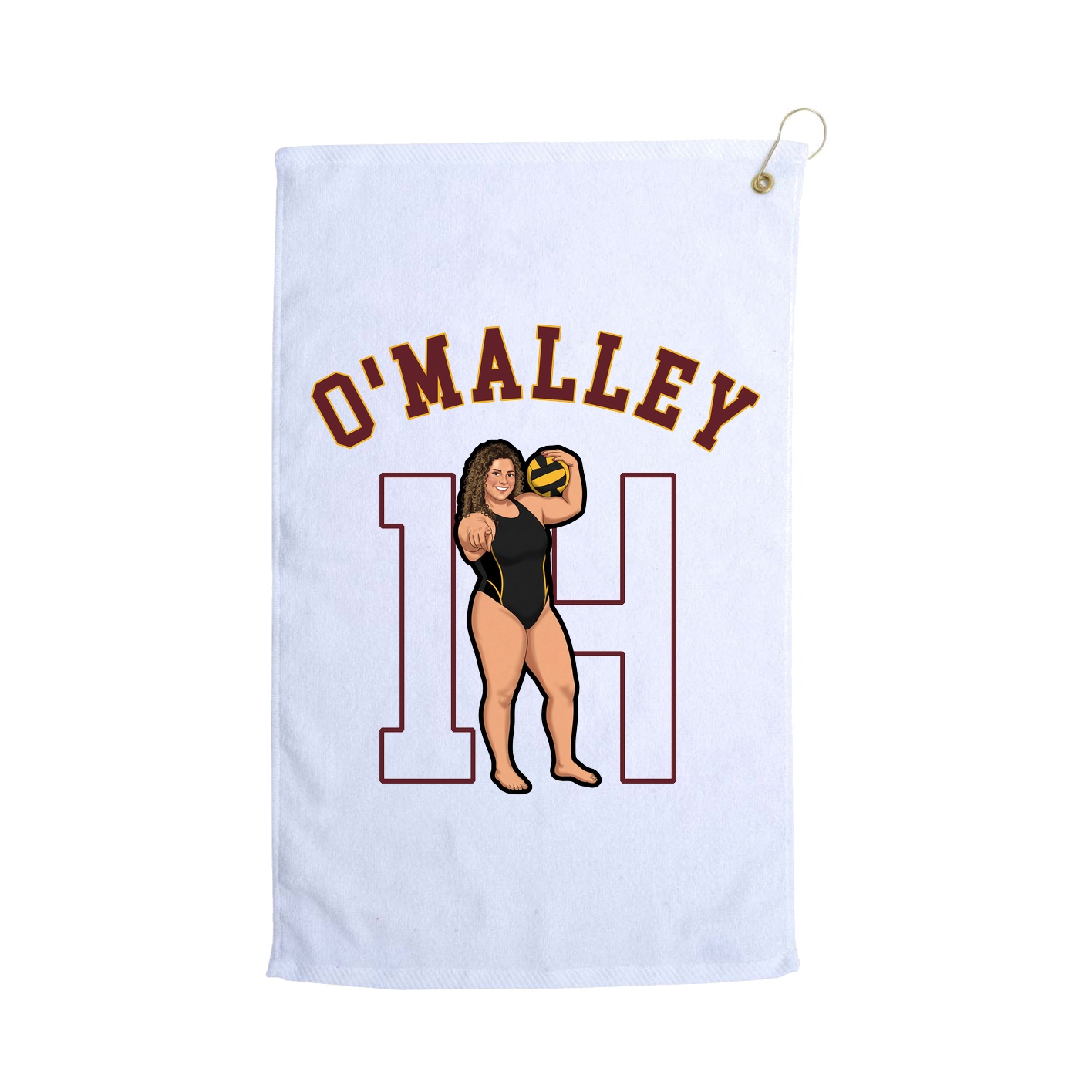 Golf Towel — Shirsey Arch in White