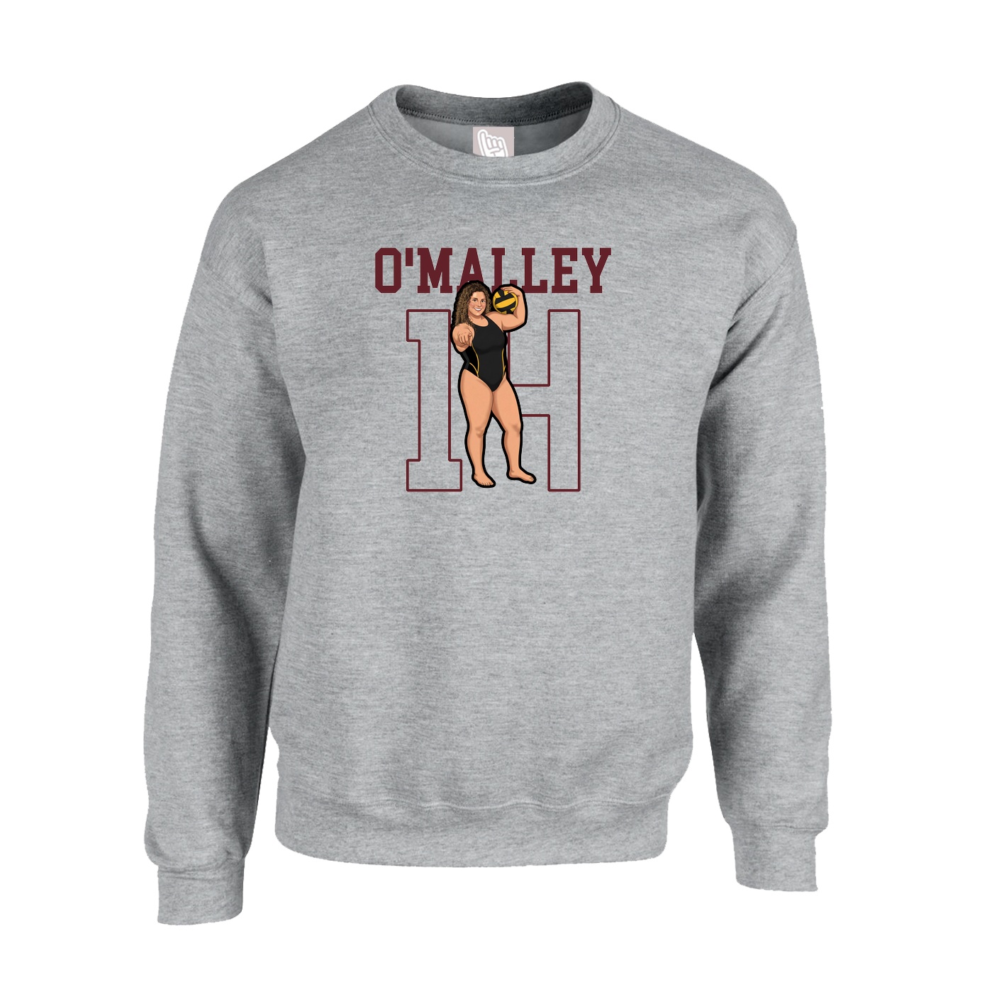 Fleece Crew — Shirsey in Grey