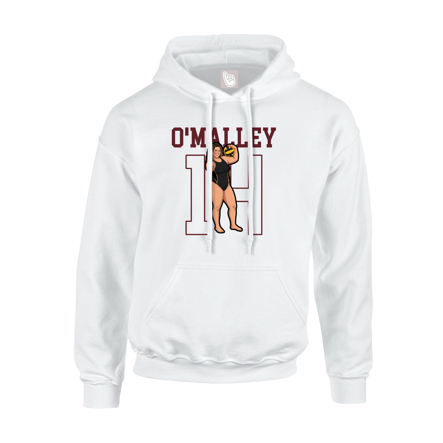 Youth Hoodie — Shirsey in White