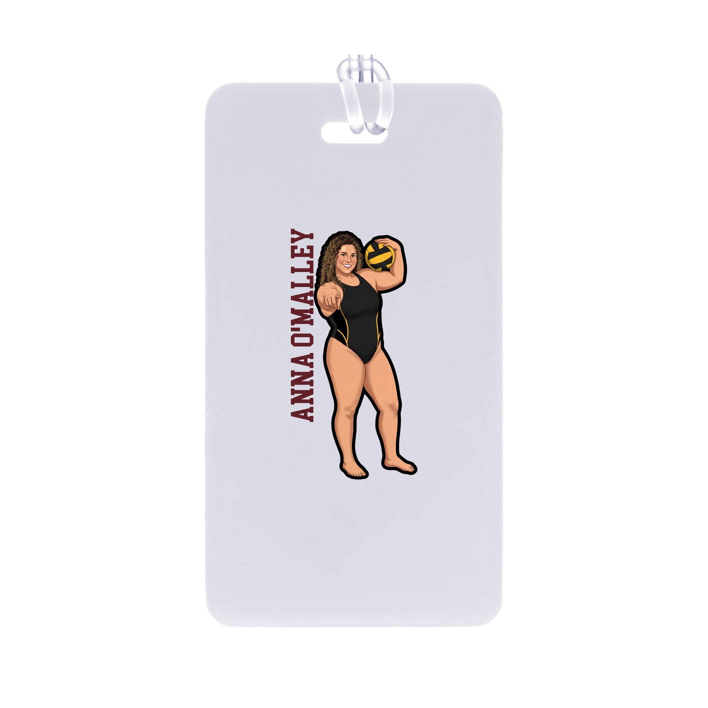 Bag Tag — Name Vertical in Classic