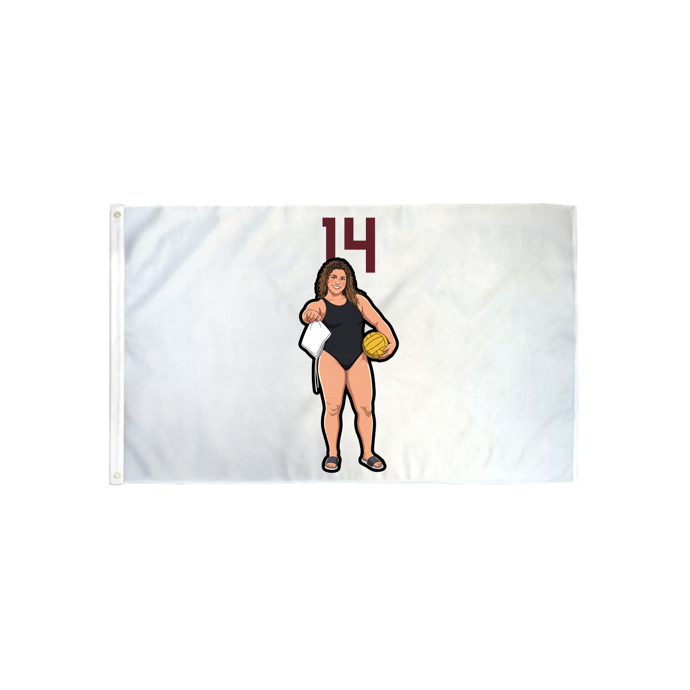 3x5 Flag — Number Top in Classic