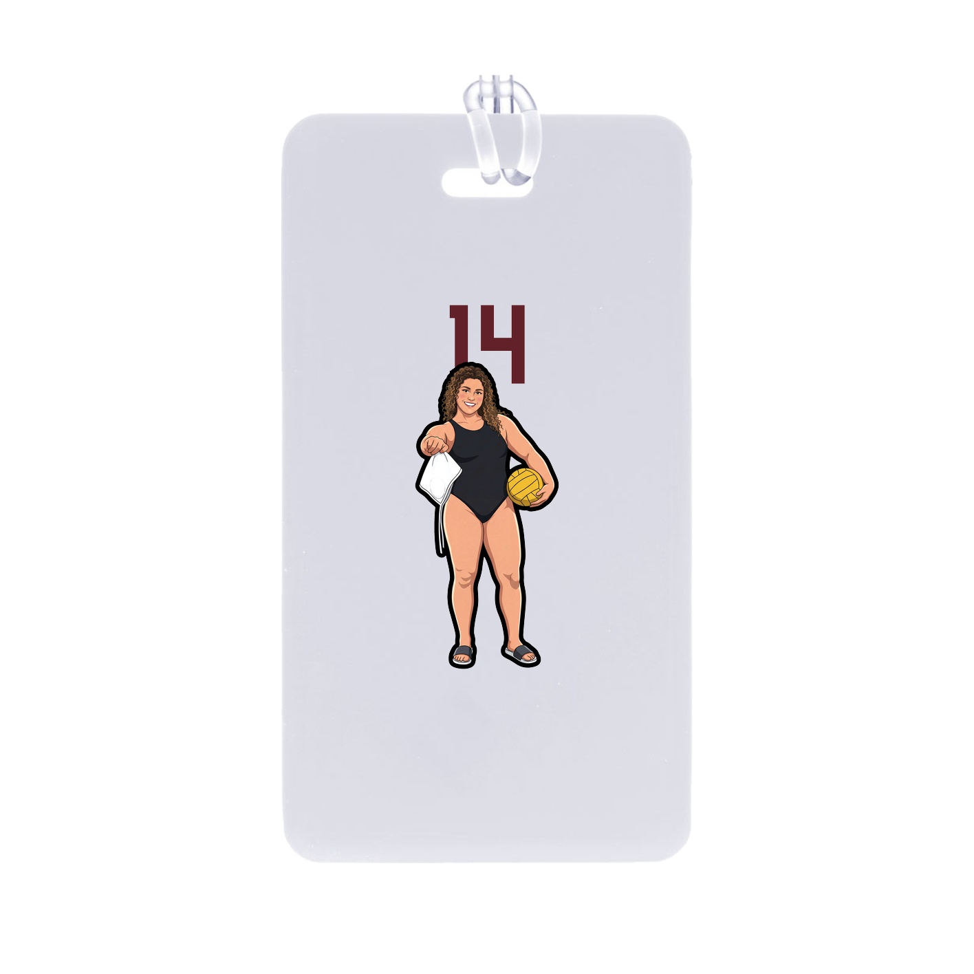 Bag Tag — Number Top in Classic