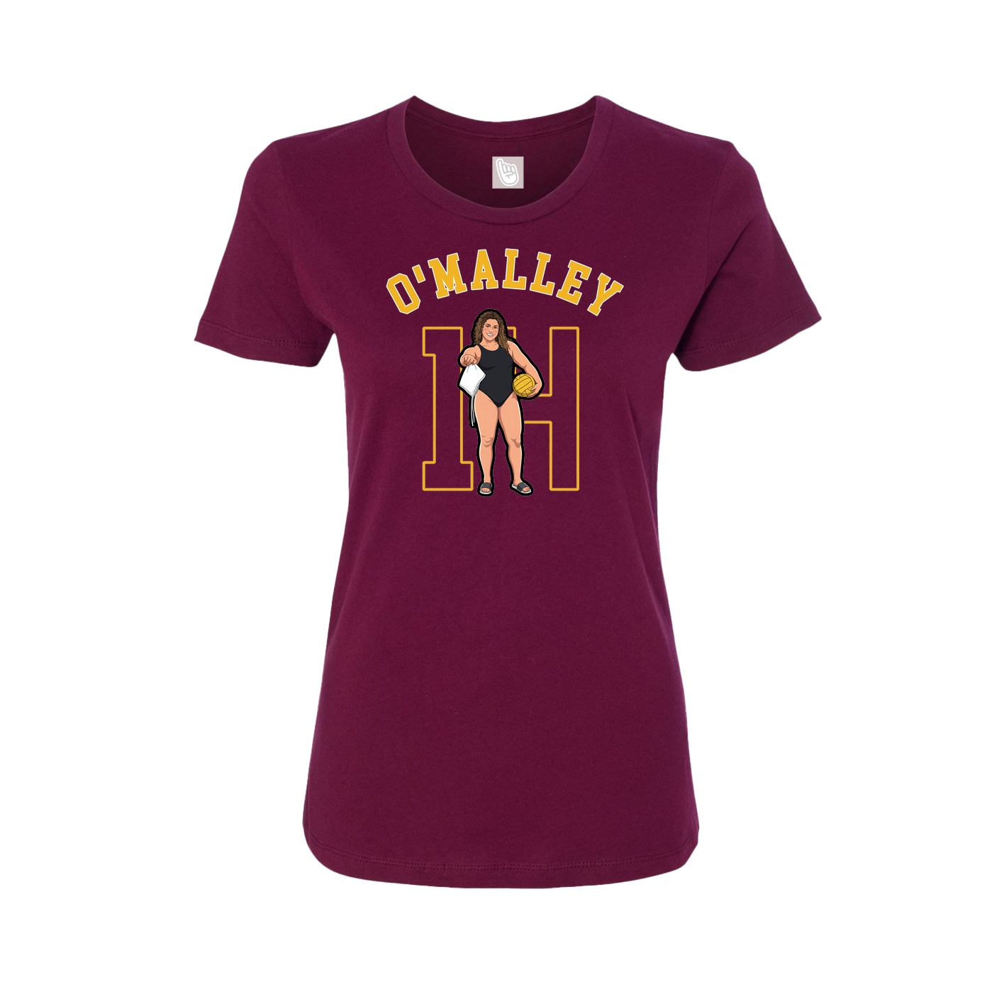 Womens Tee — Shirsey Arch in Maroon