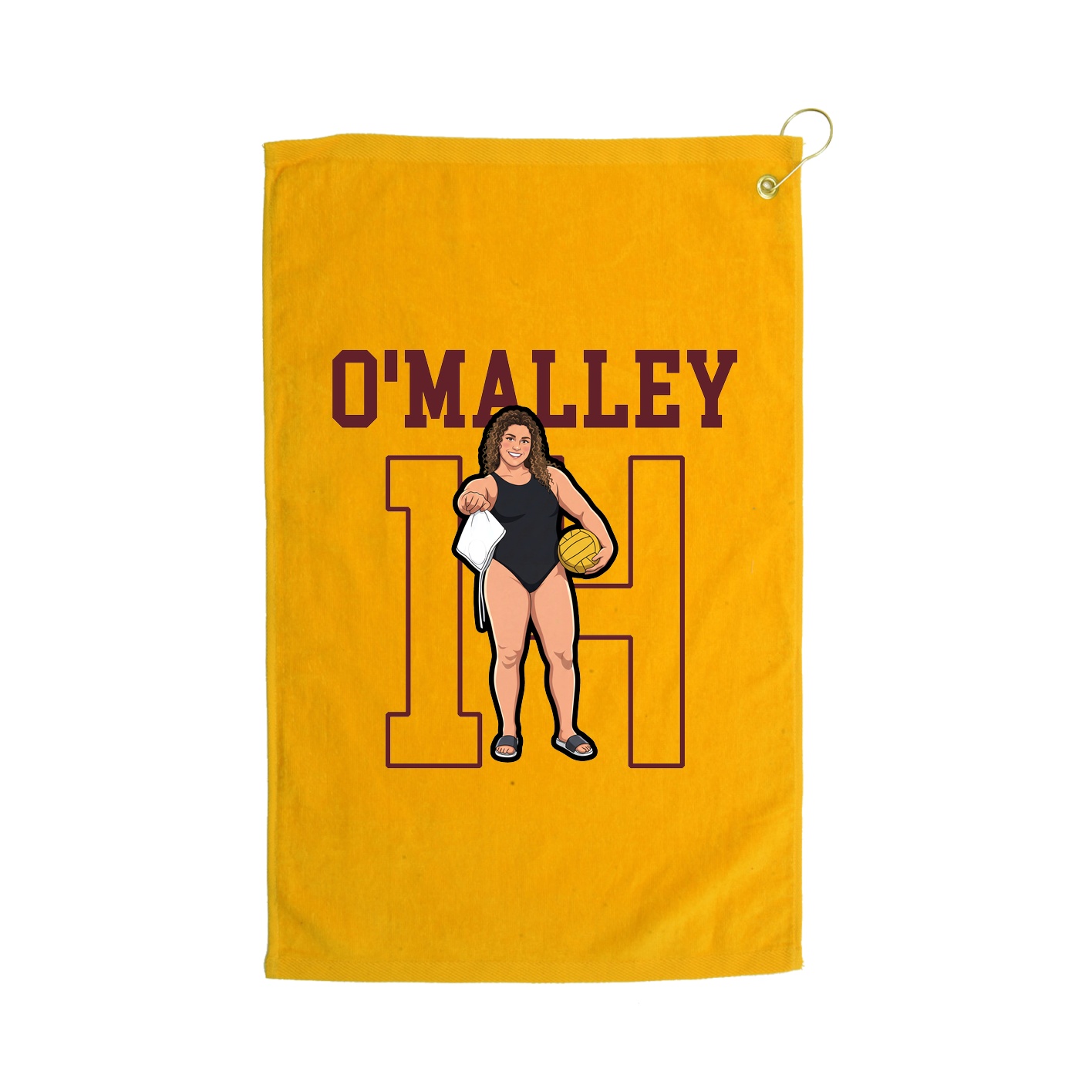 Golf Towel — Shirsey in Gold