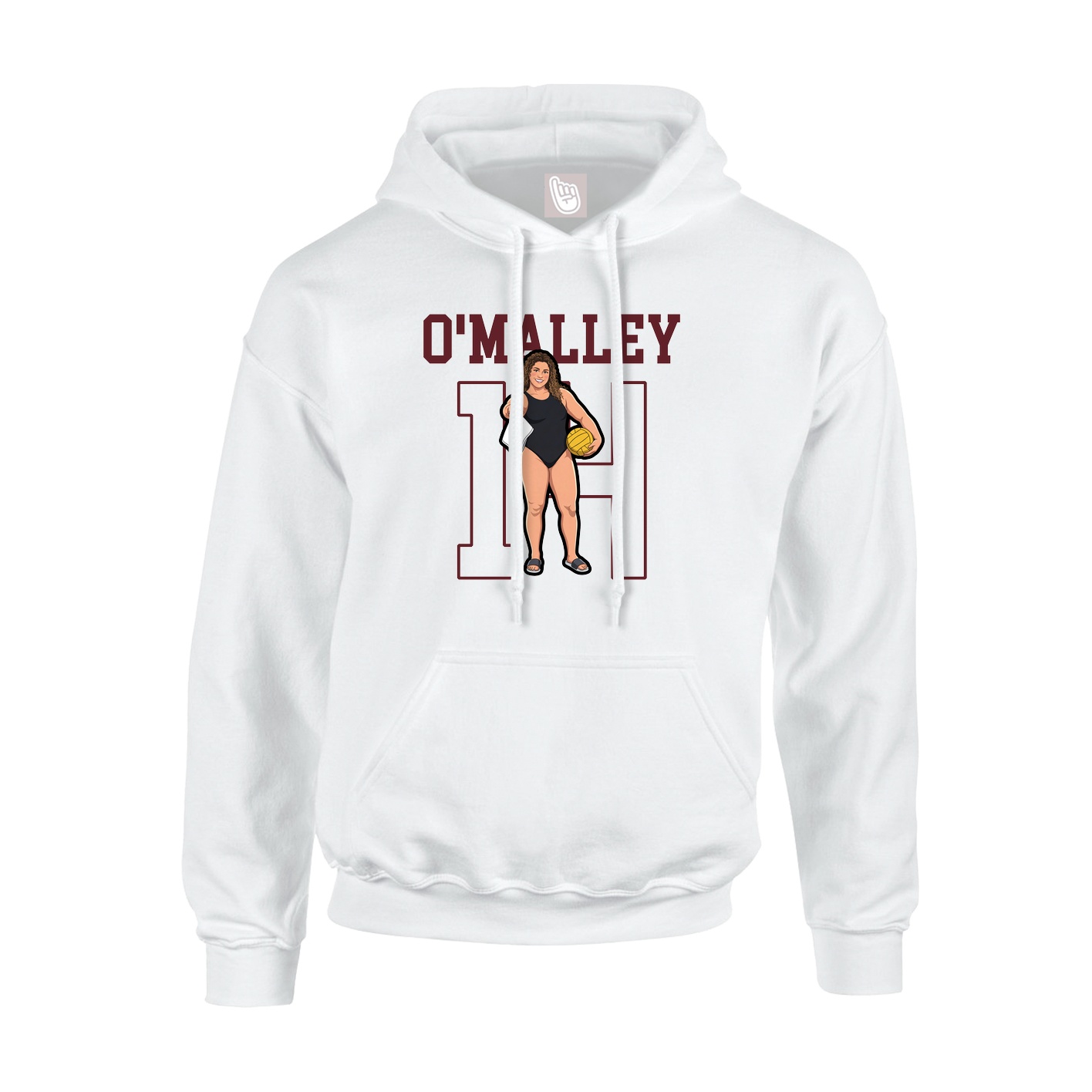 Youth Hoodie — Shirsey in White