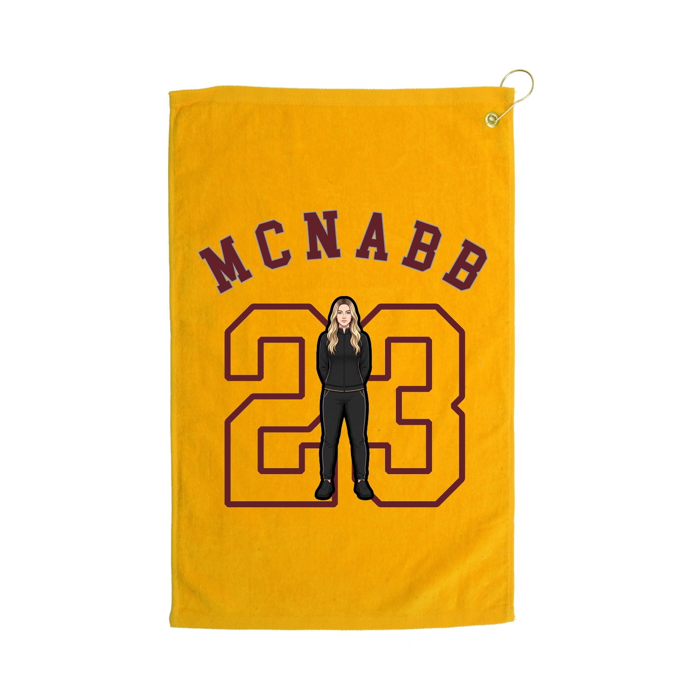 Golf Towel — Shirsey Arch in Gold