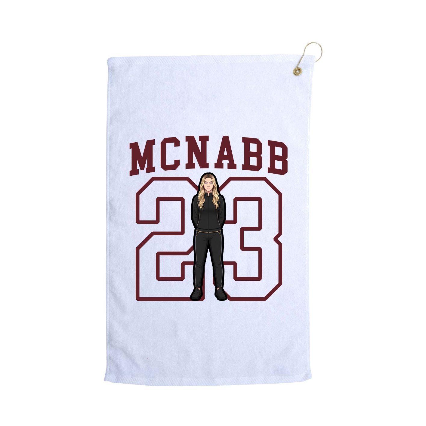 Golf Towel — Shirsey in White