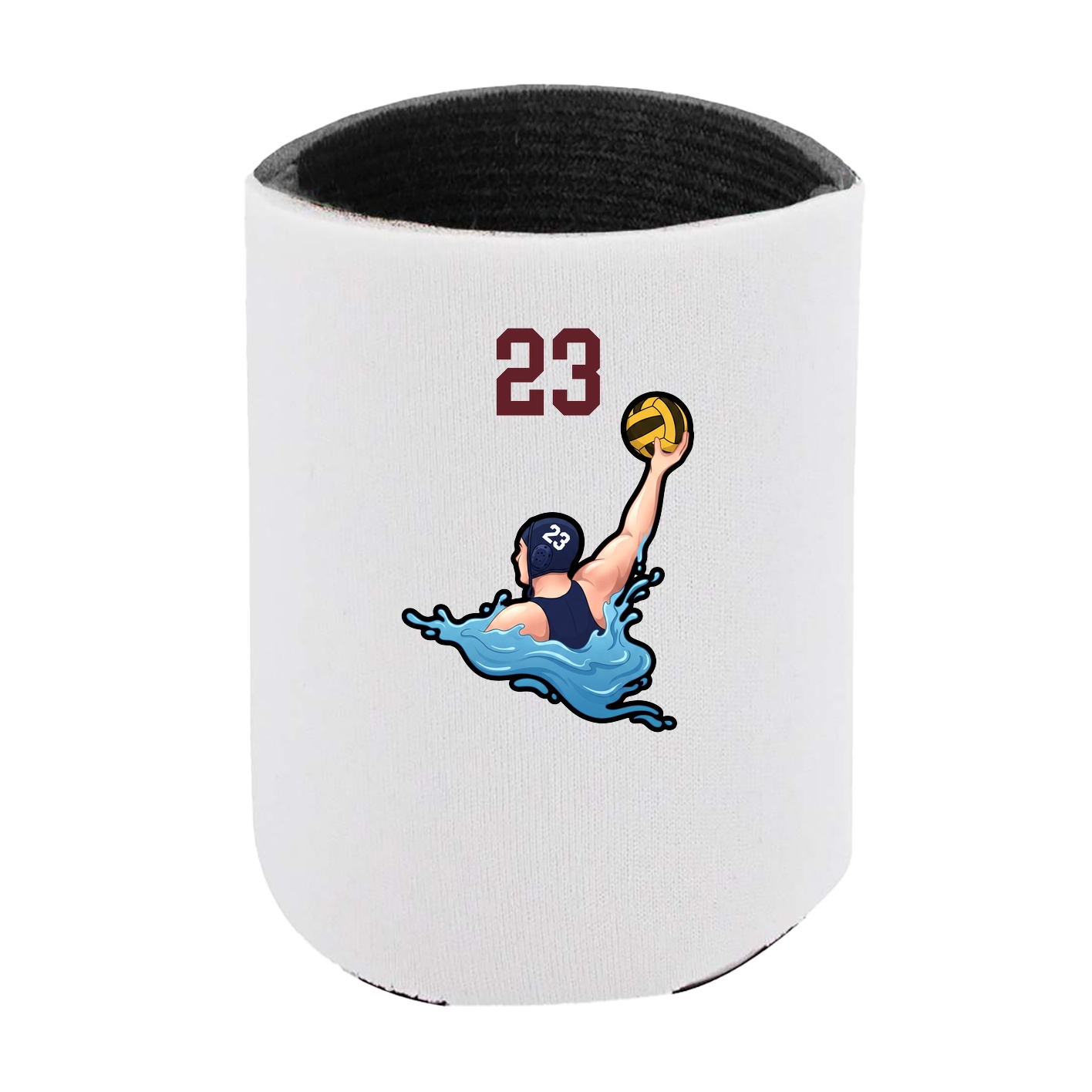 Can Holder — Number Top in White