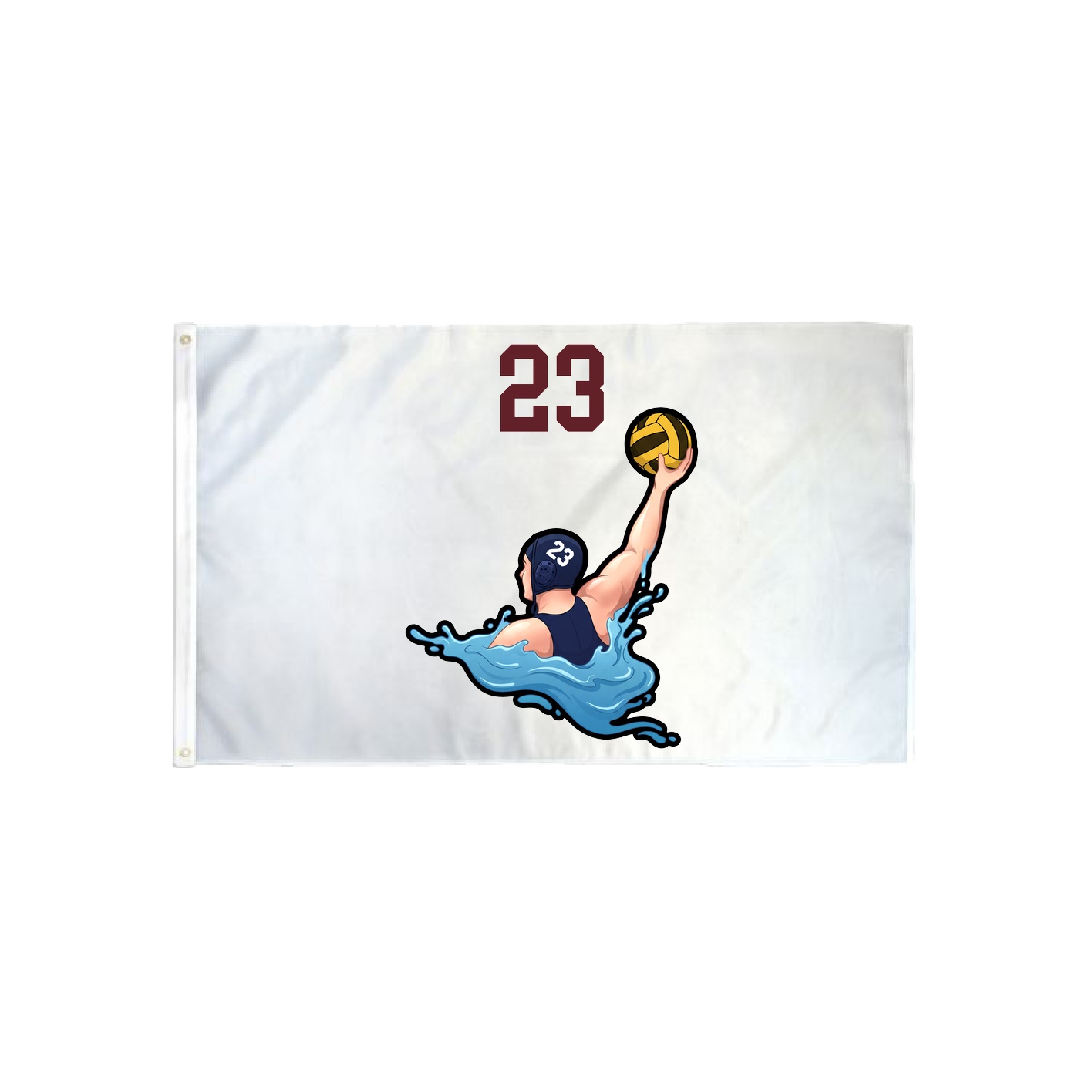 3x5 Flag — Number Top in Classic