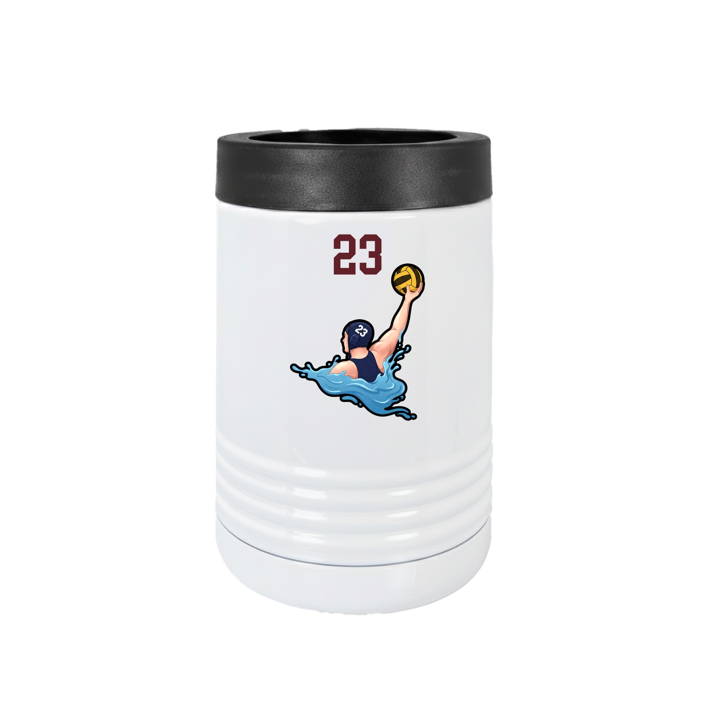 Beverage Holder — Number Top in White