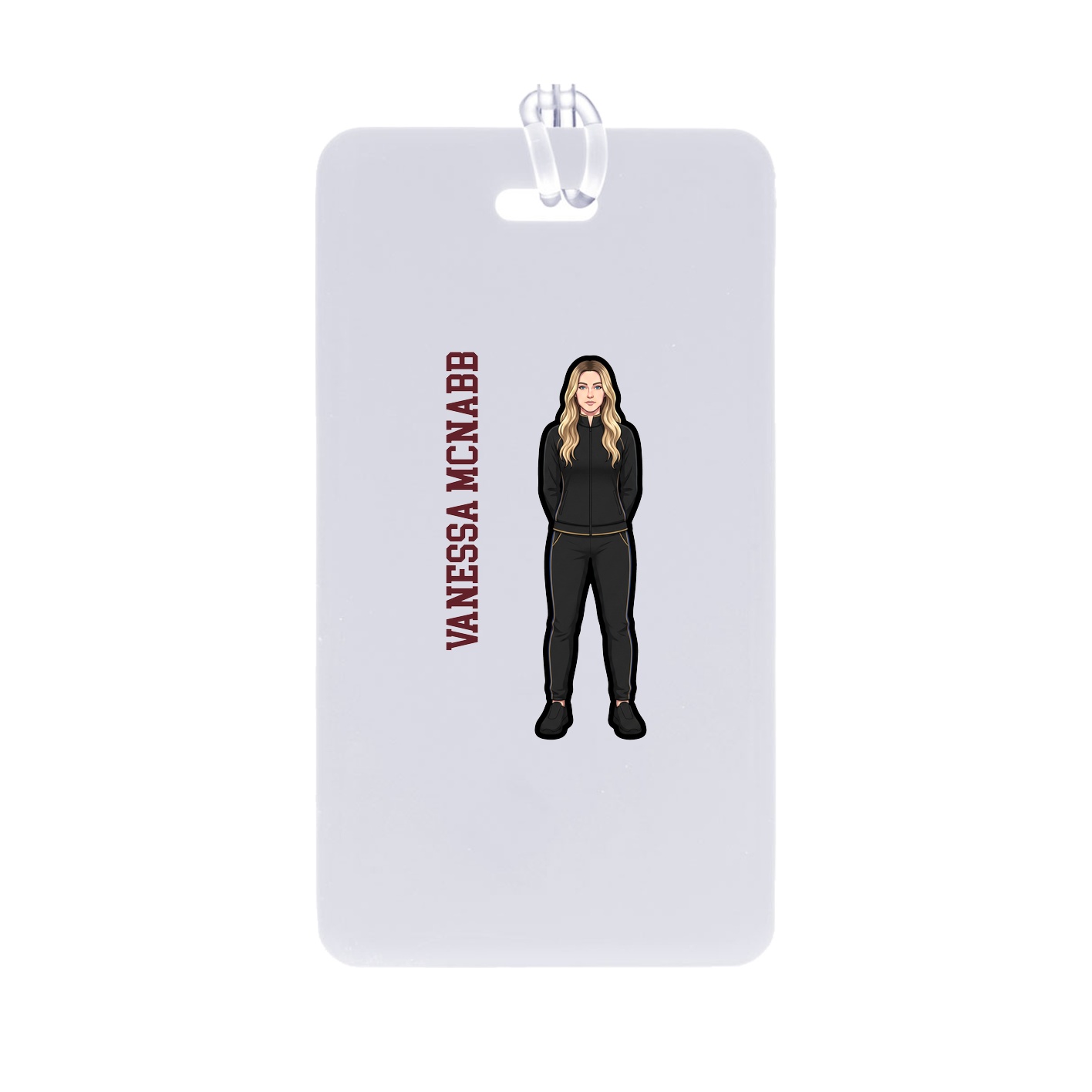Bag Tag — Name Vertical in Classic