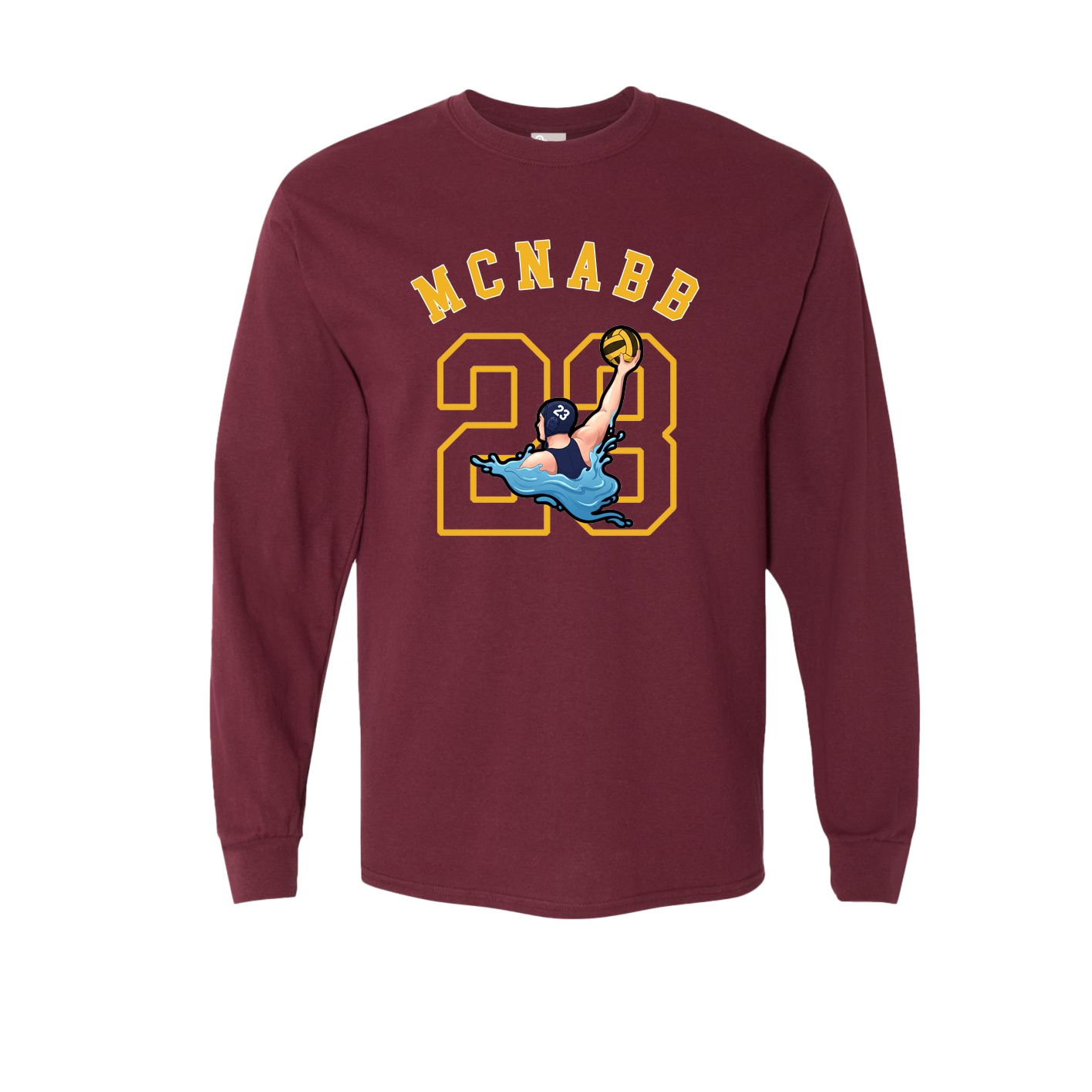 Long Sleeve Tee — Shirsey Arch in Maroon