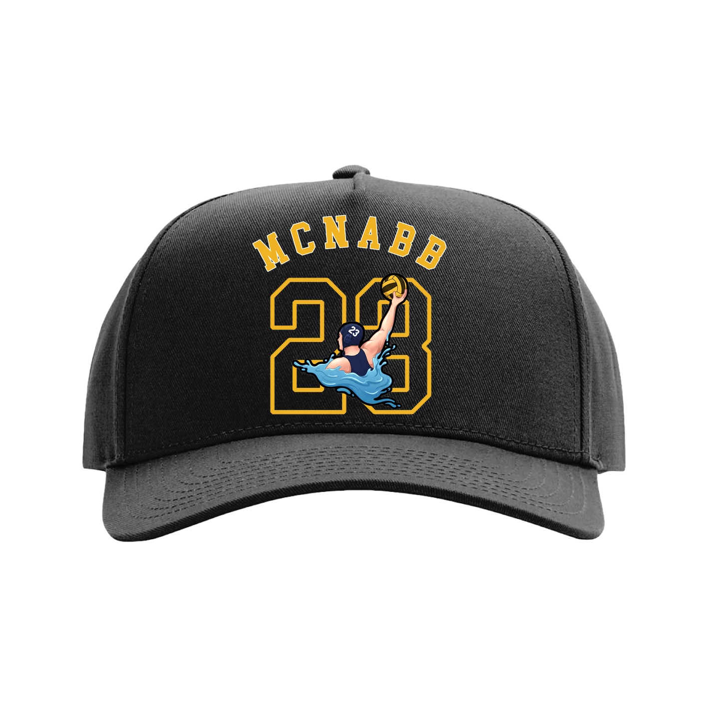 Full Fabric Five-Panel Champ Cap
