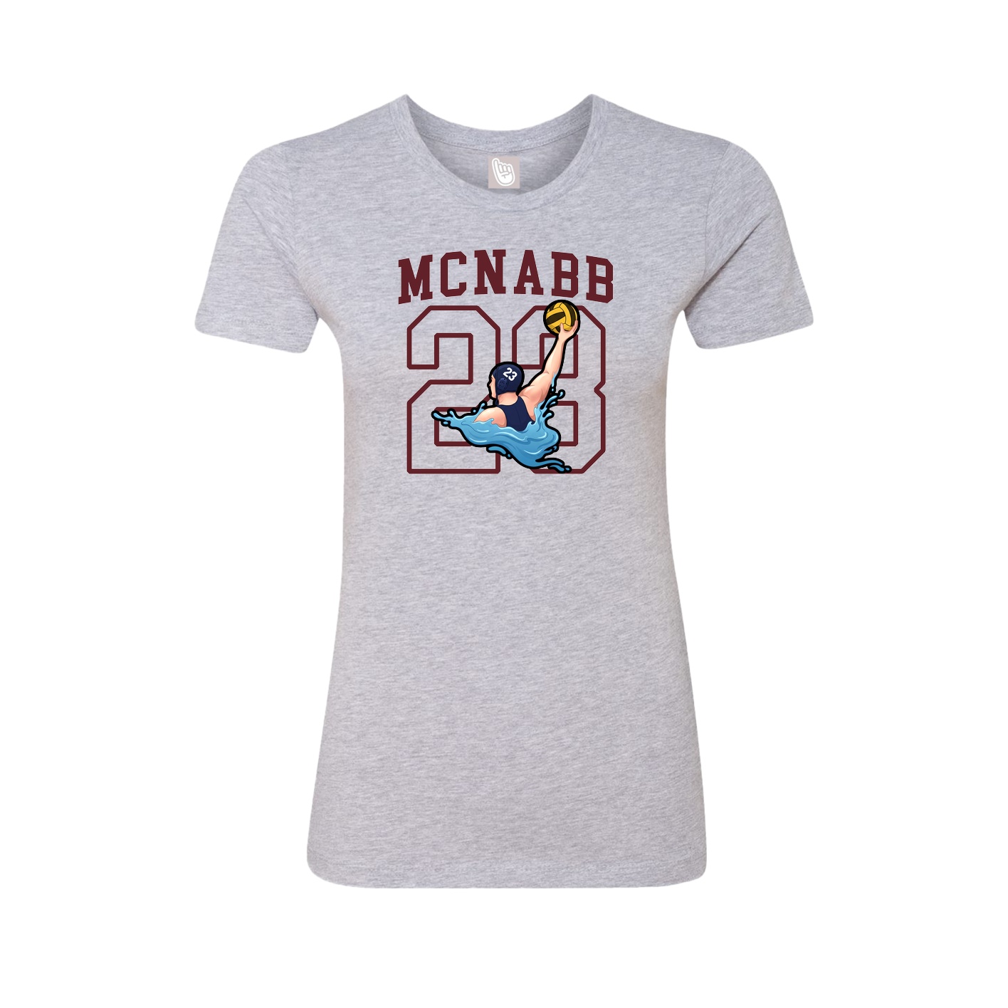 Fitted Women's Tee — Shirsey in Grey