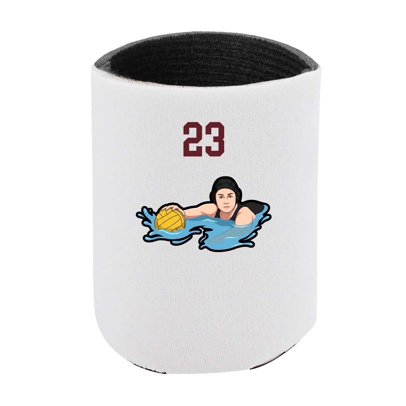 Can Holder — Number Top in White
