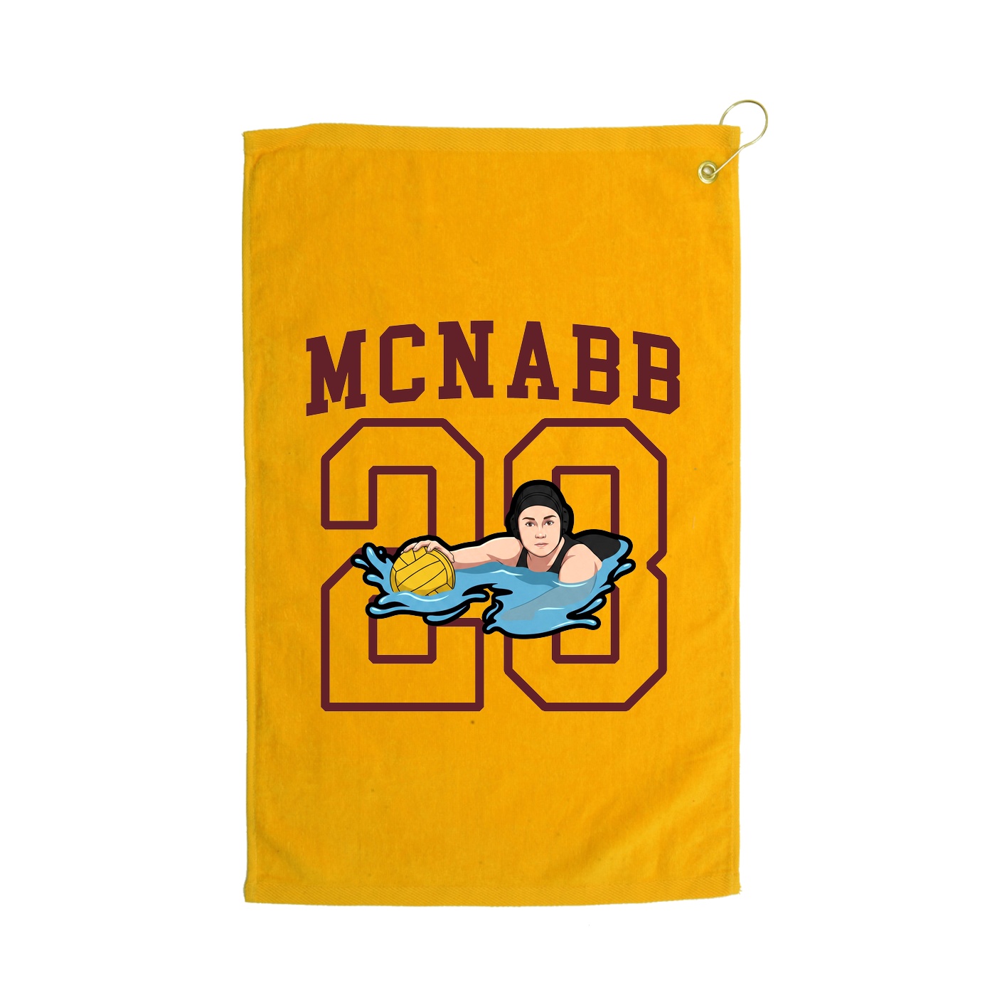 Golf Towel — Shirsey in Gold