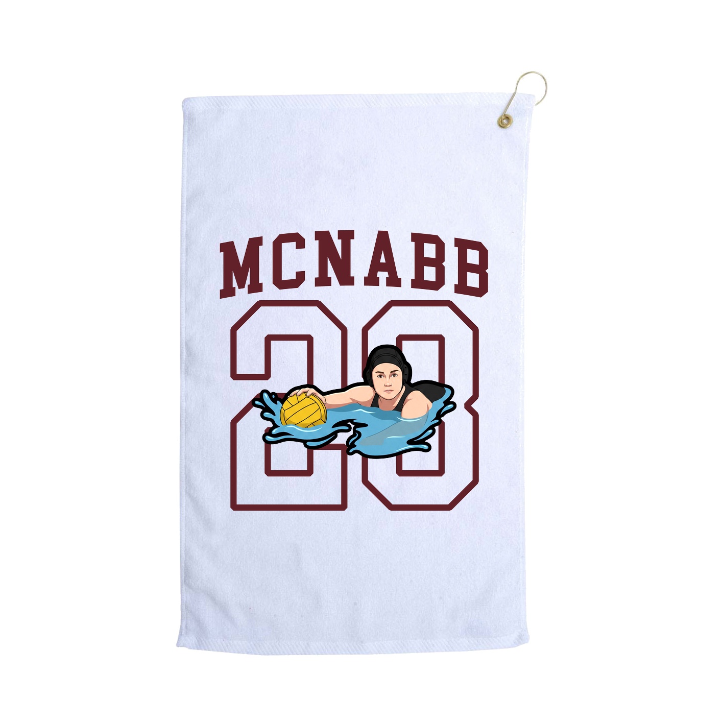 Golf Towel — Shirsey in White