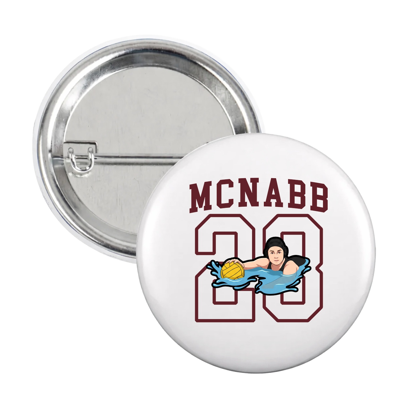 Game Day Button — Shirsey in White