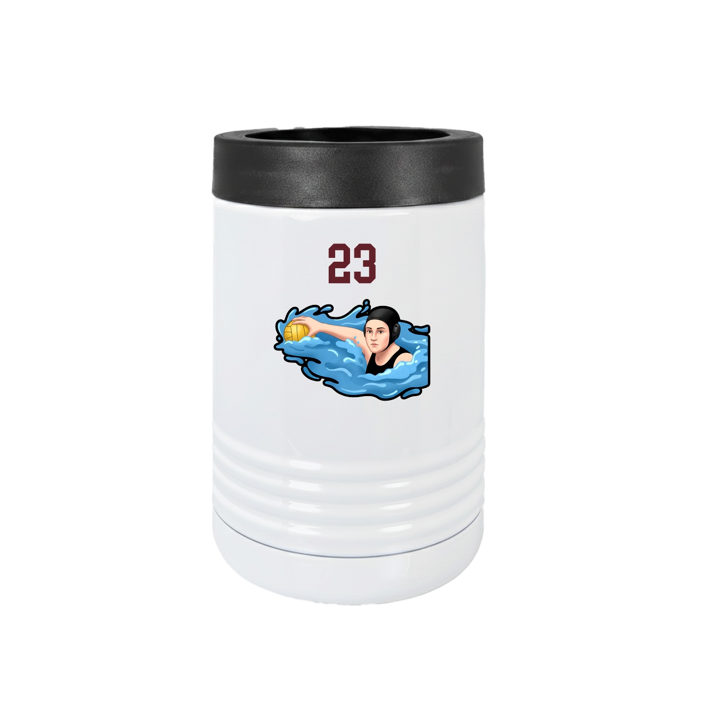 Beverage Holder — Number Top in White