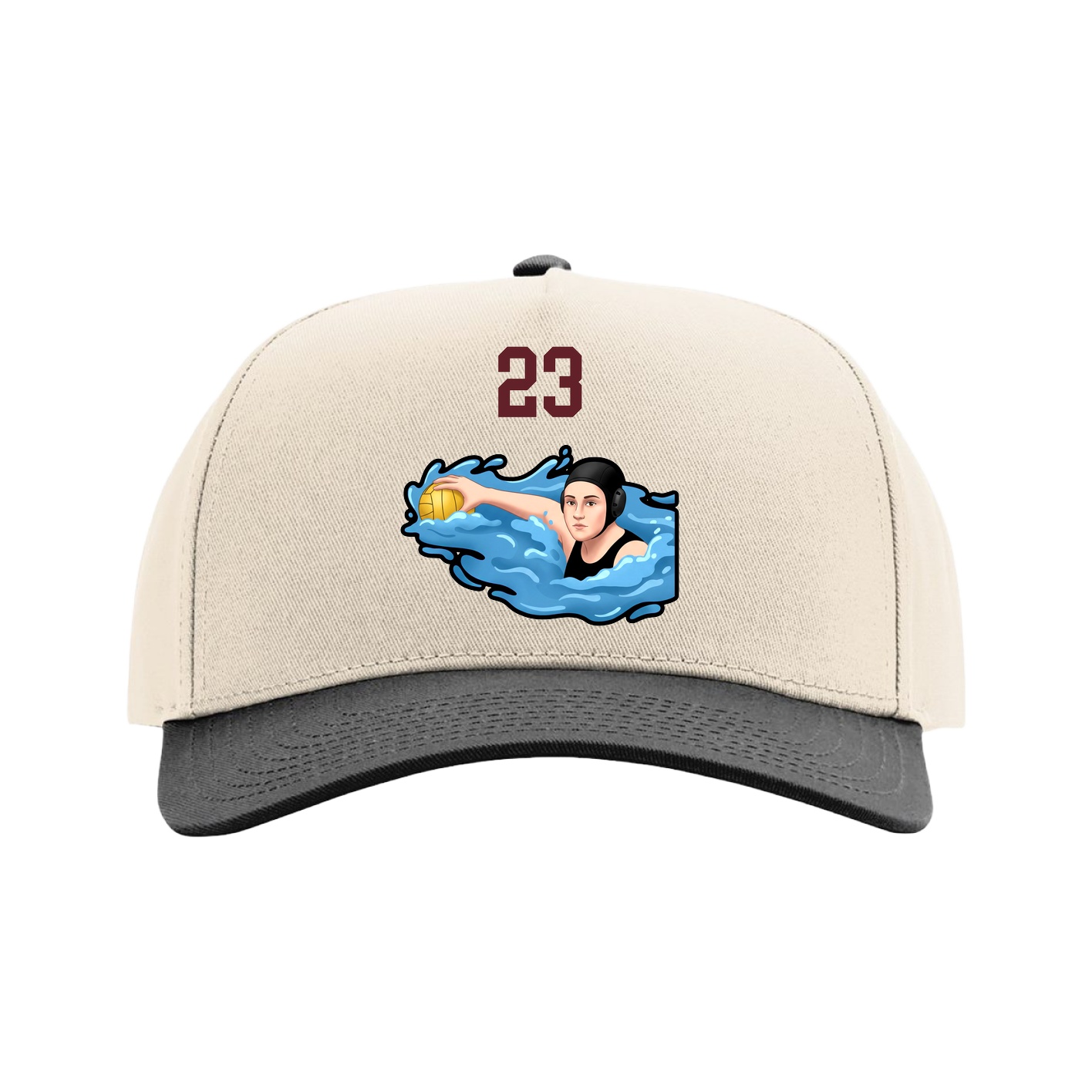 Full Fabric Five-Panel Champ Cap
