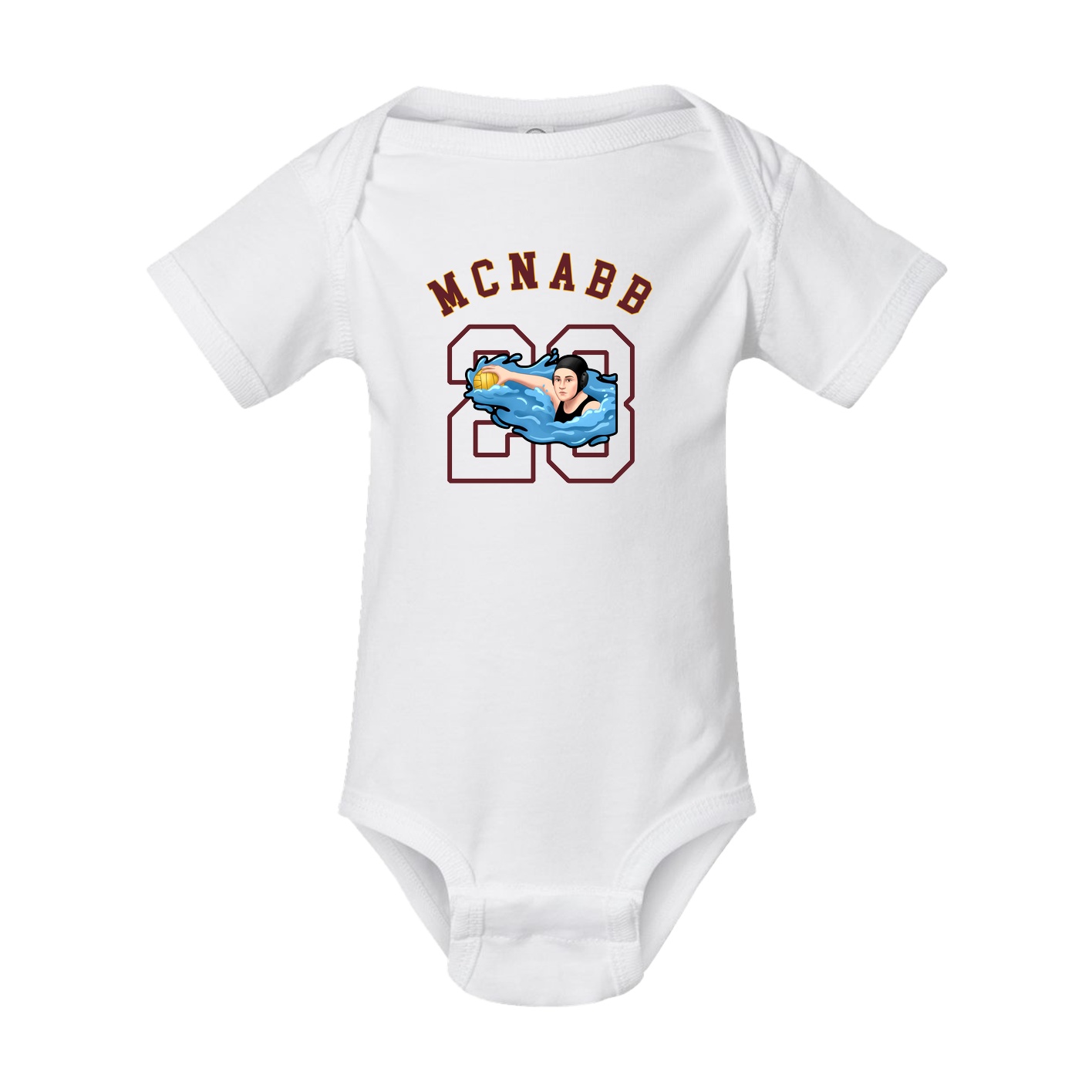 Baby Onesie — Shirsey Arch in White