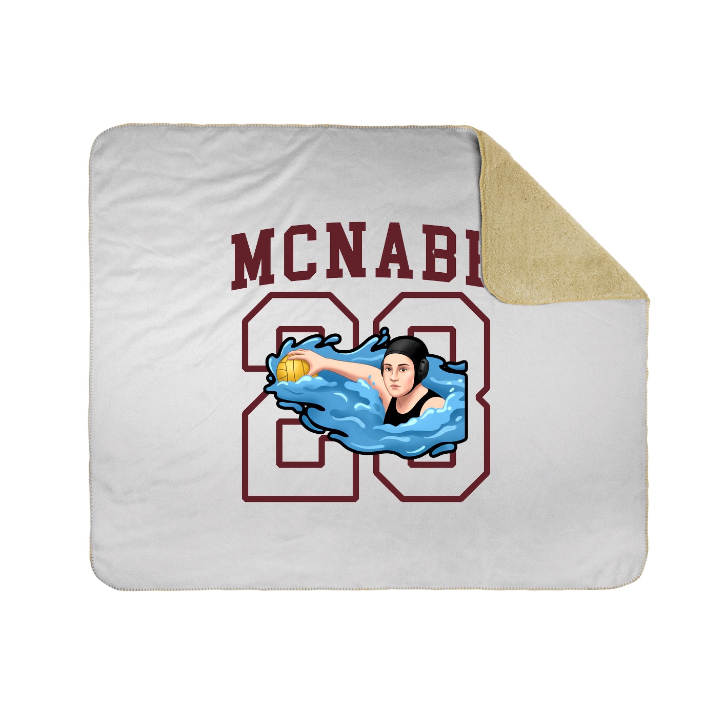 50x60 Sherpa Lined Throw Blanket