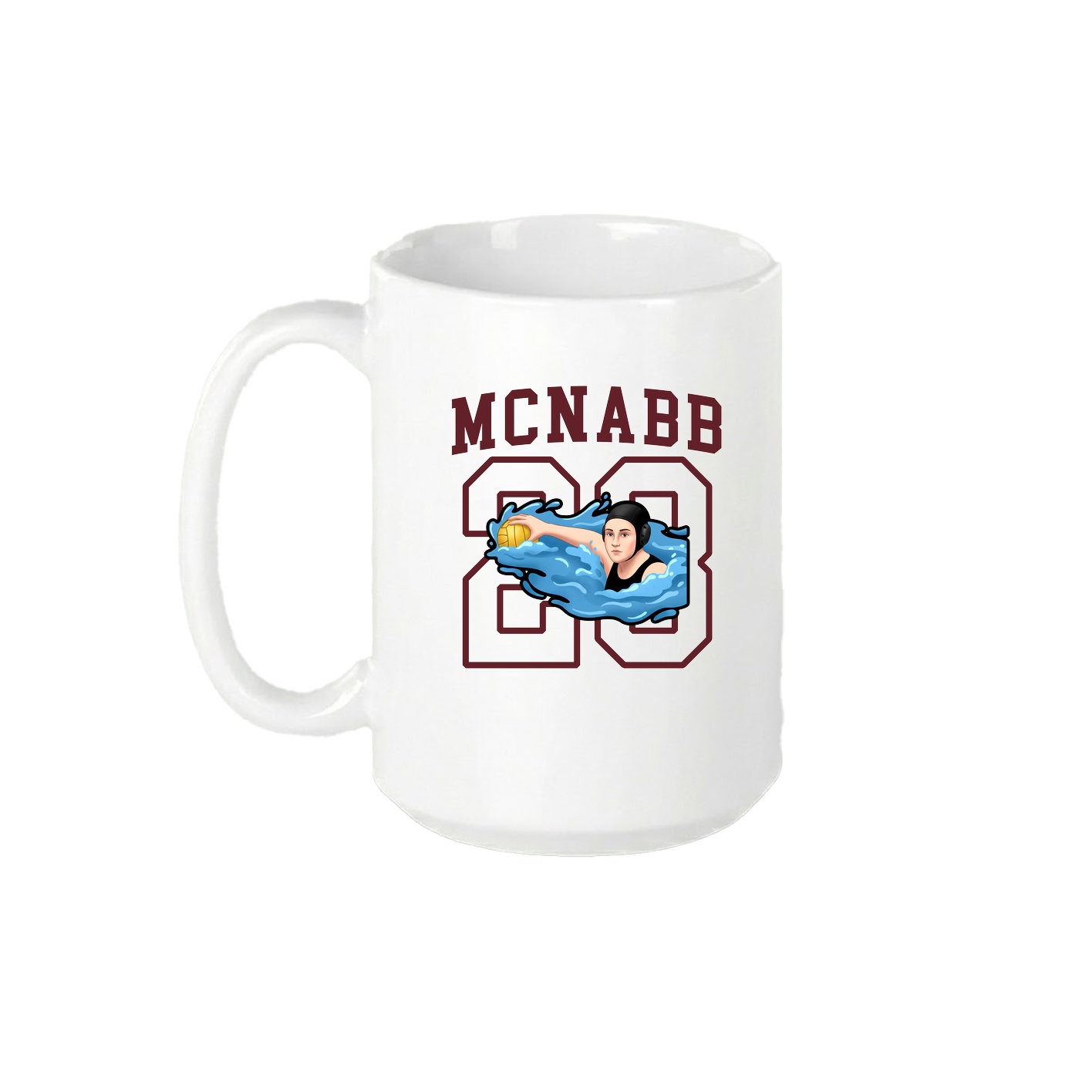 15oz Coffee Mug — Shirsey in White