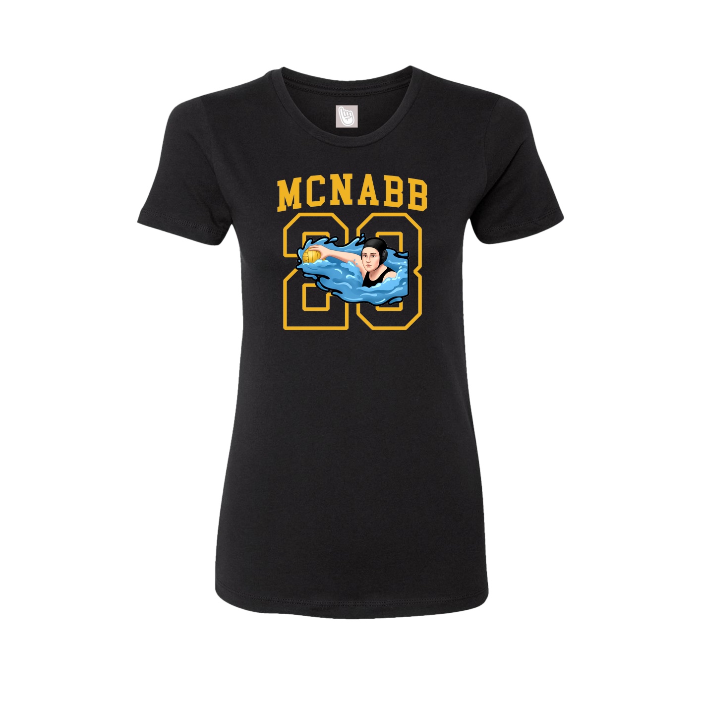 Fitted Women's Tee — Shirsey in Black