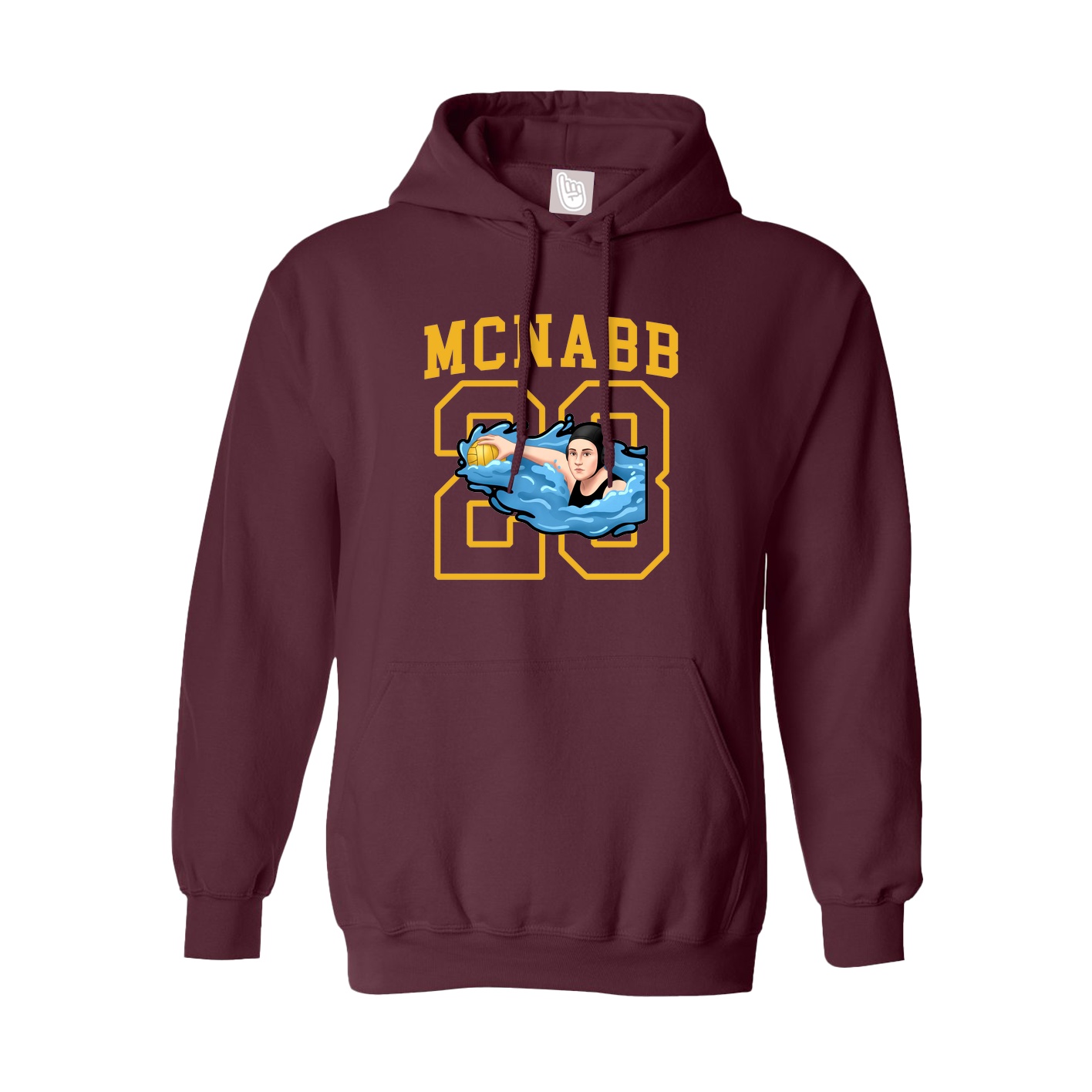 Hoodie — Shirsey in Maroon