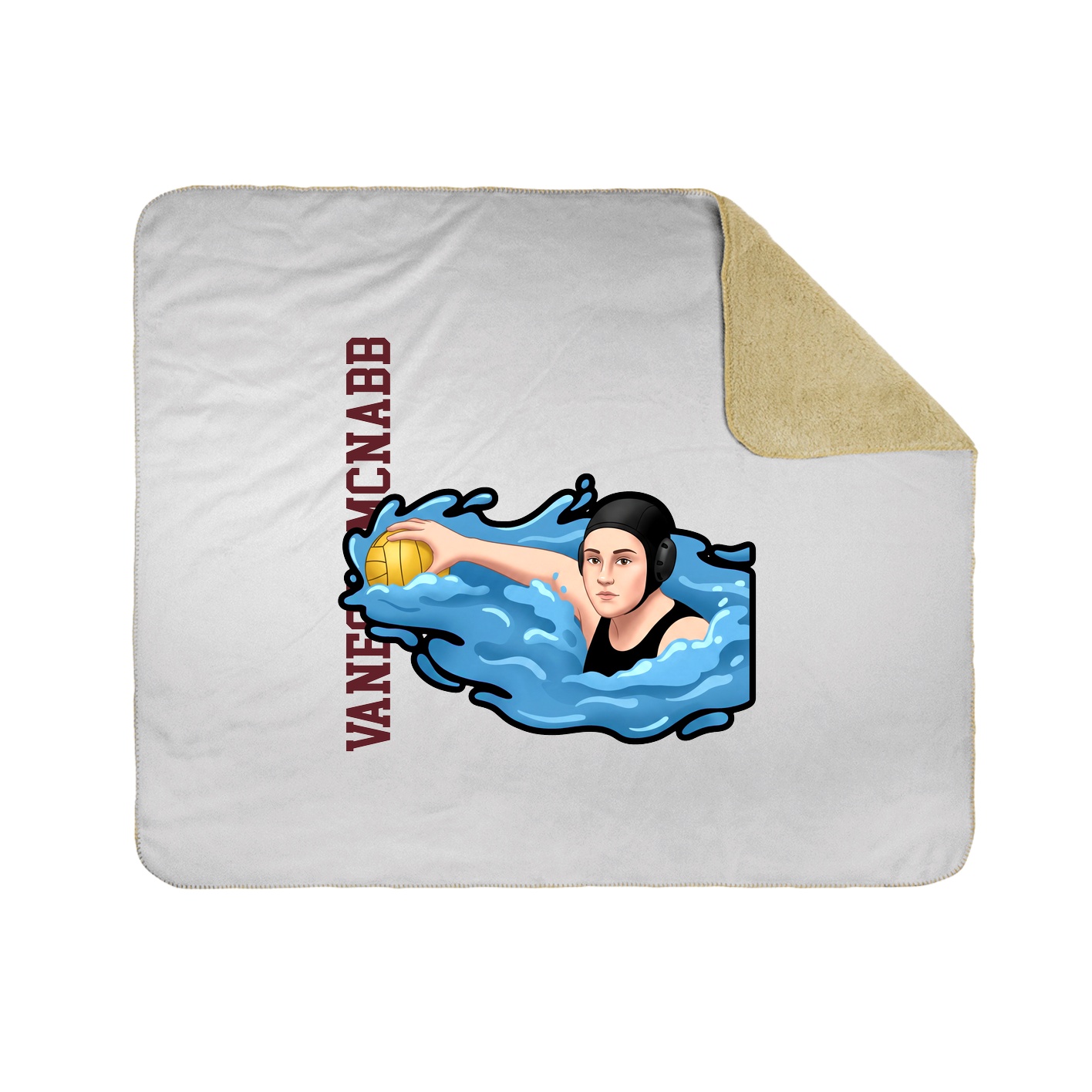 50x60 Sherpa Lined Throw Blanket