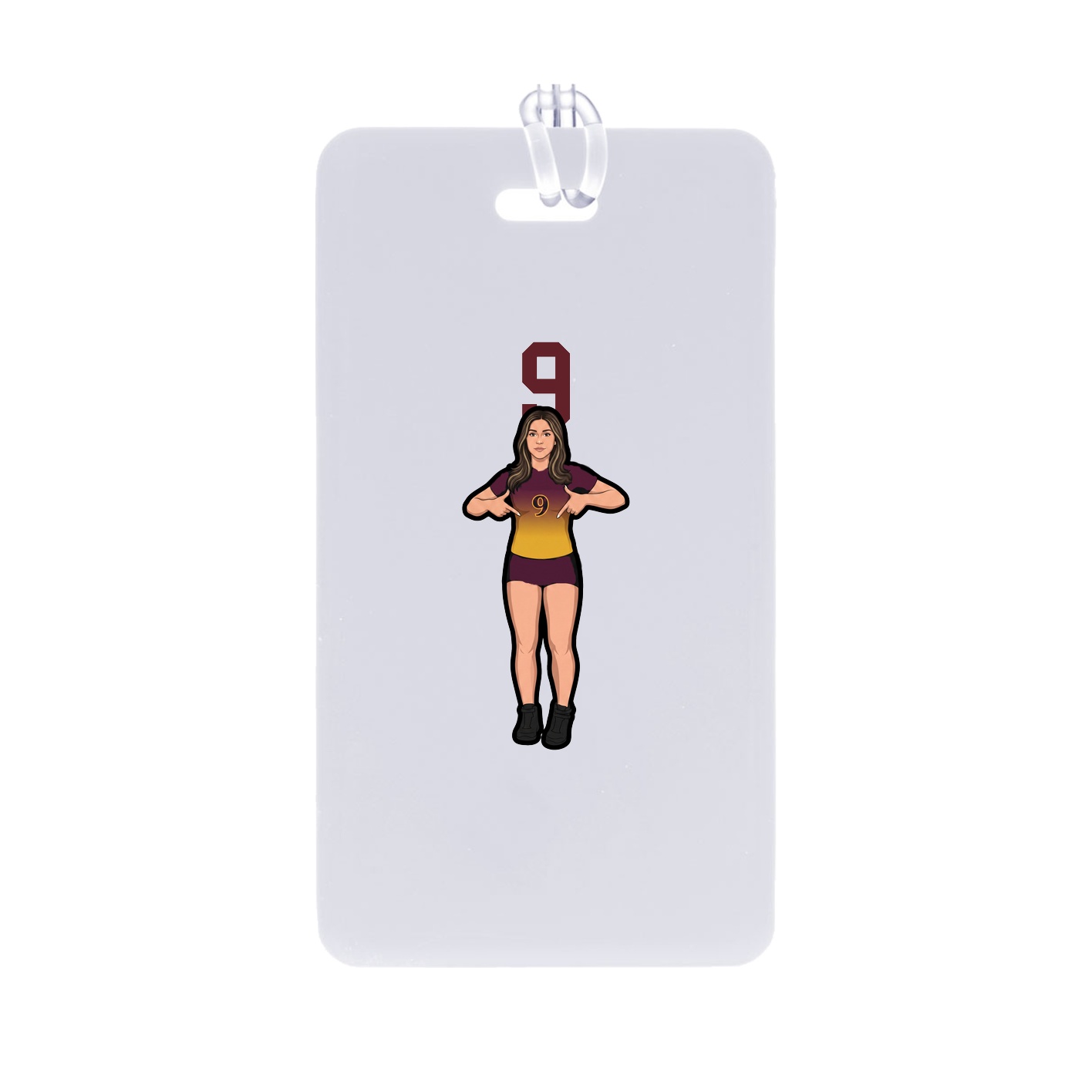 Bag Tag — Number Top in Classic