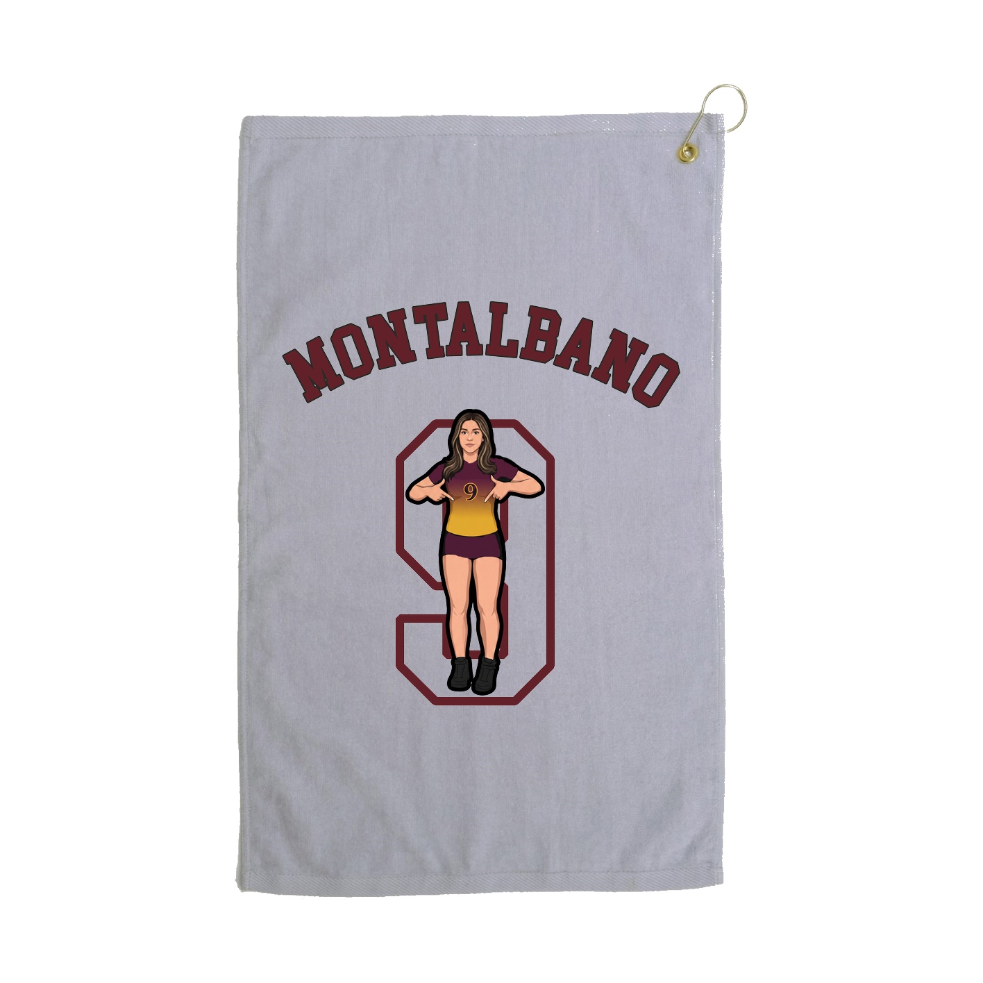 Golf Towel — Shirsey Arch in Grey