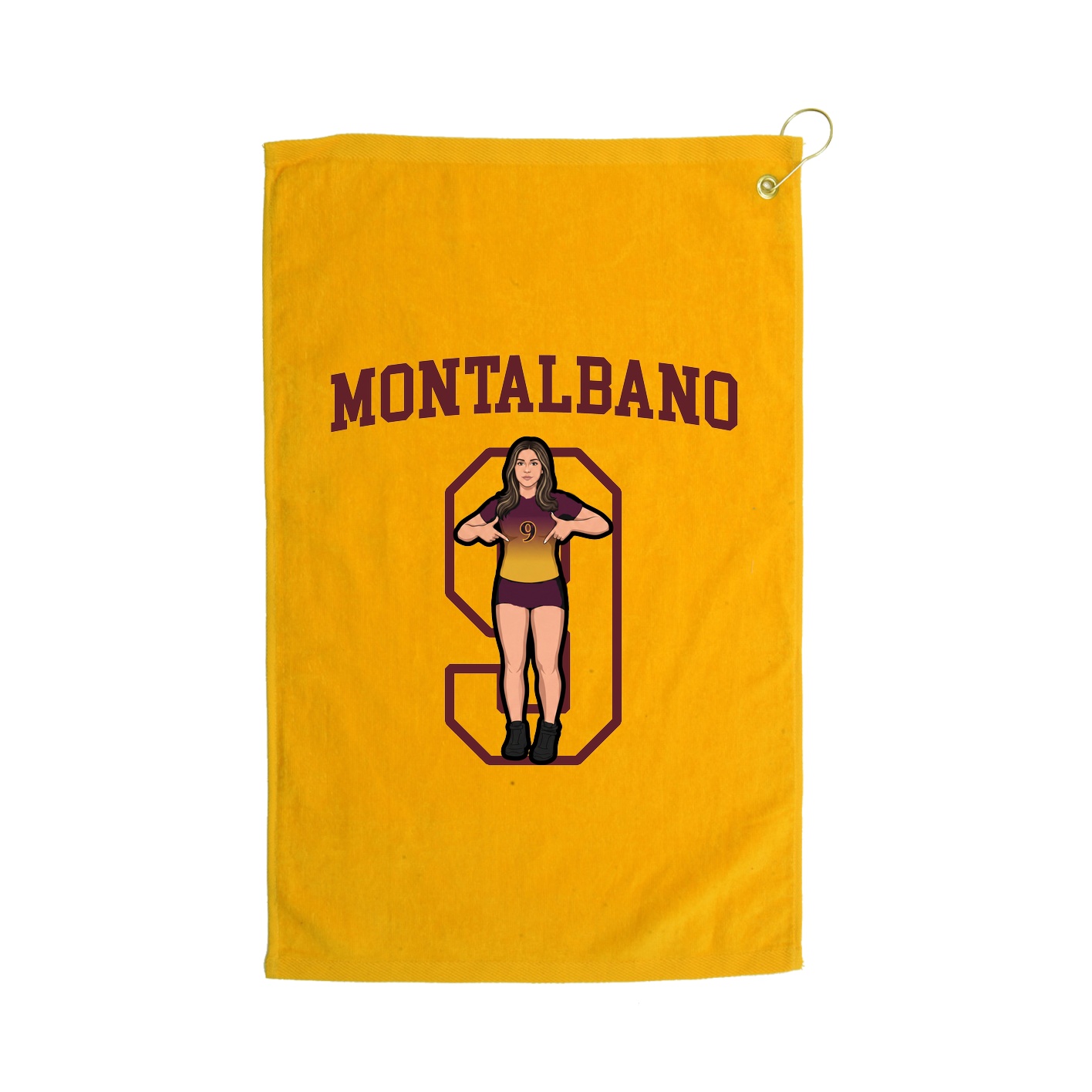Golf Towel — Shirsey in Gold