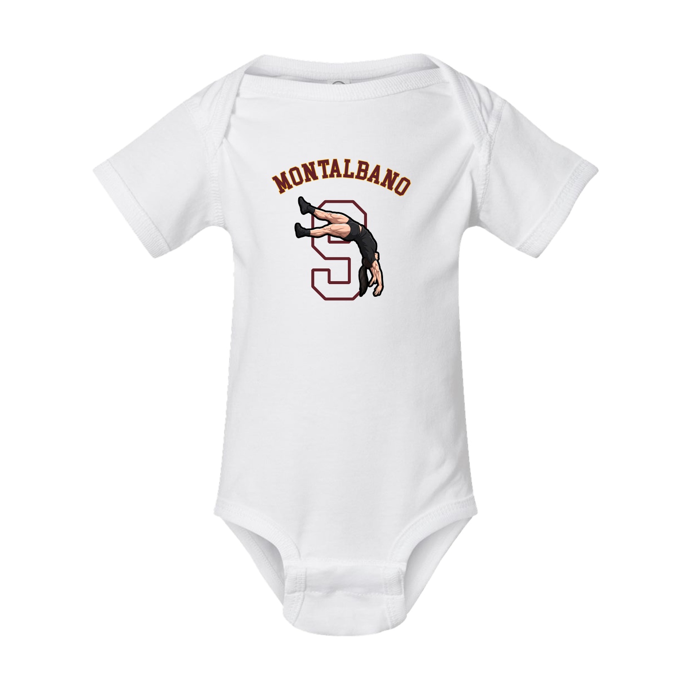 Baby Onesie — Shirsey Arch in White