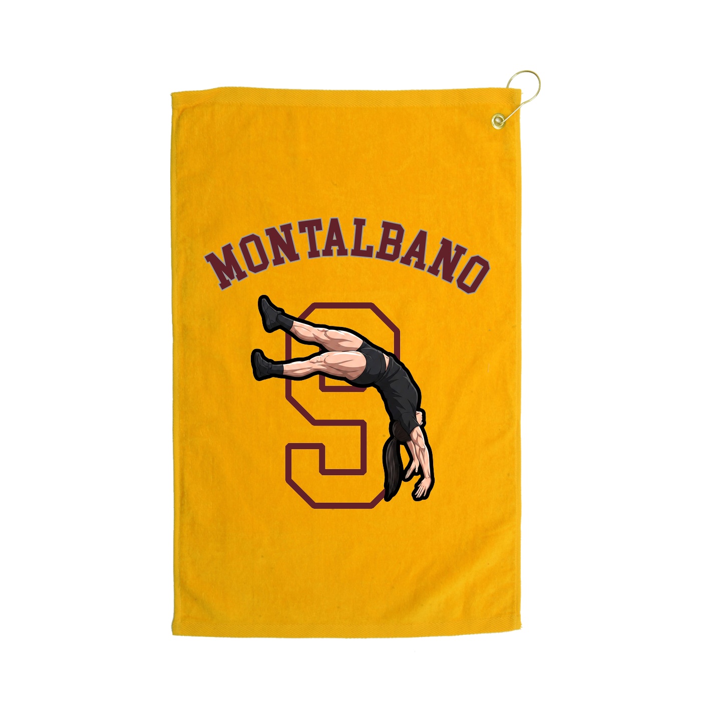 Golf Towel — Shirsey Arch in Gold