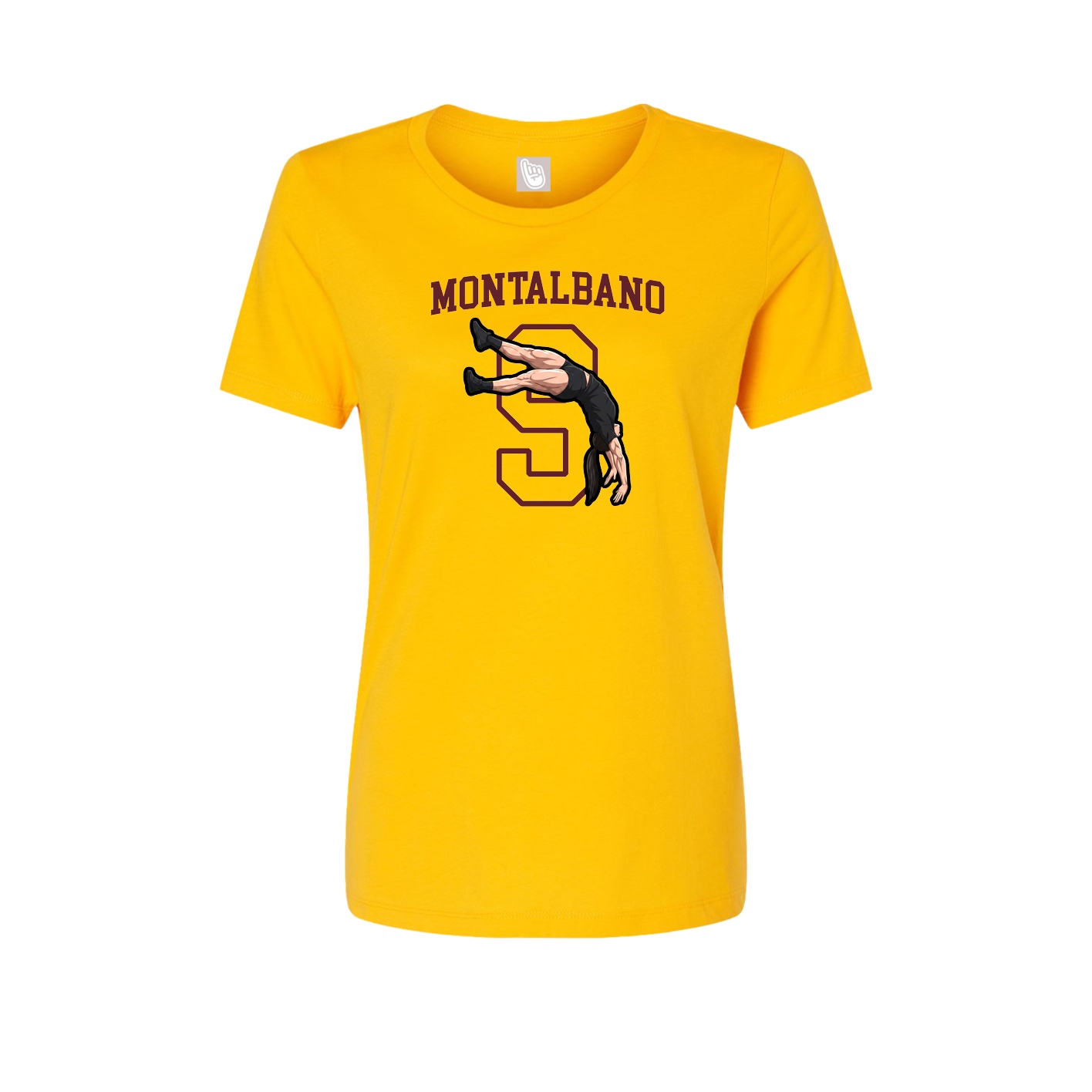 Fitted Women's Tee — Shirsey in Gold