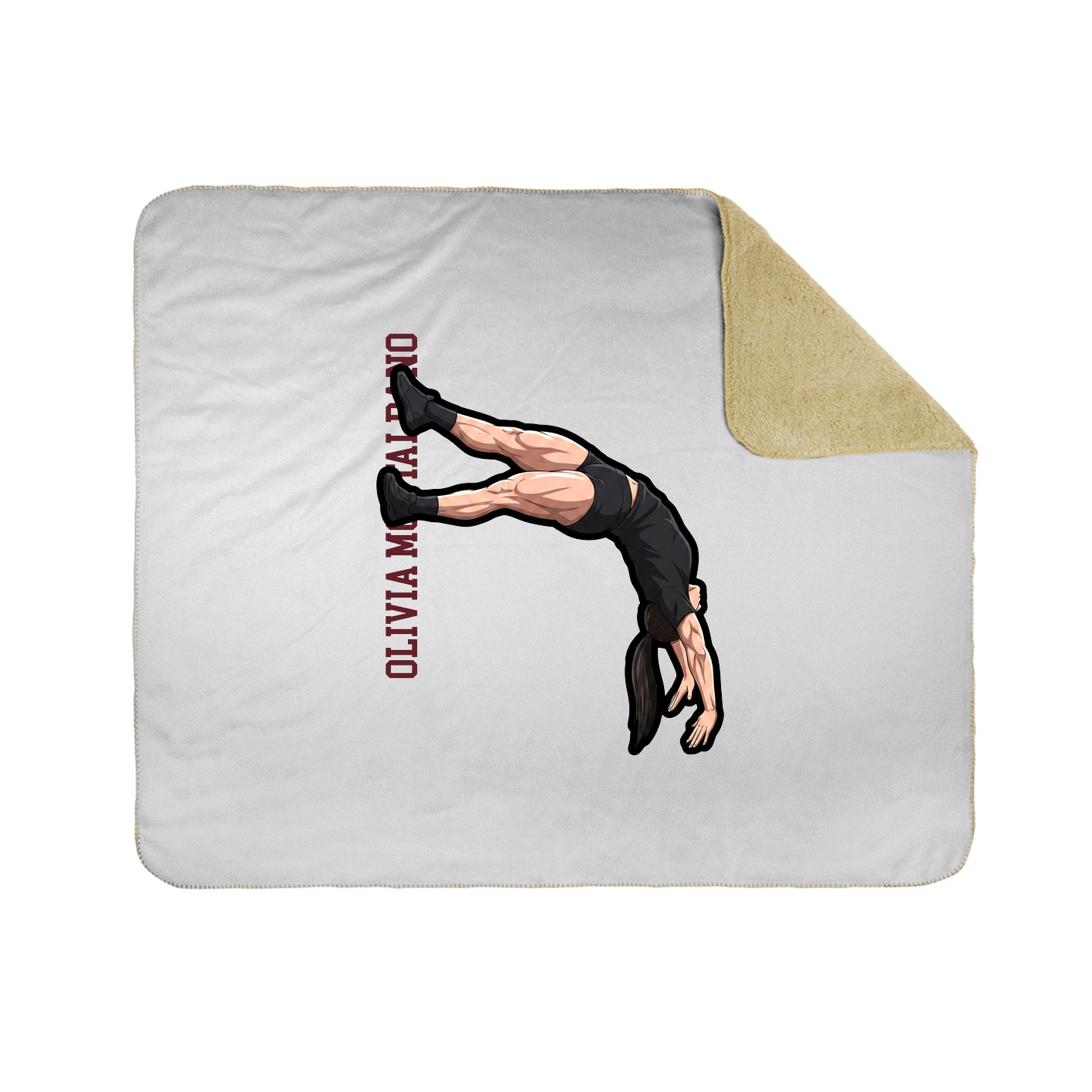 50x60 Sherpa Lined Throw Blanket