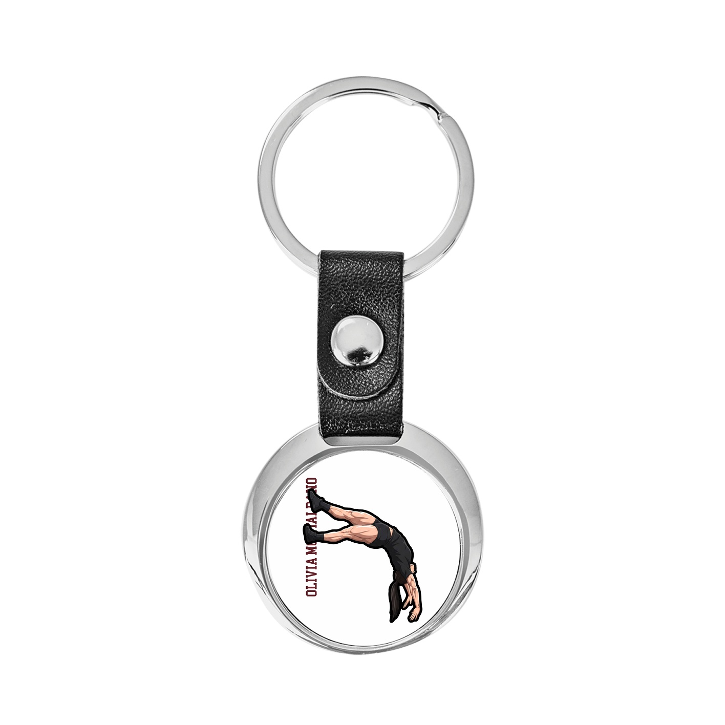 Key Chain — Name Vertical in Classic