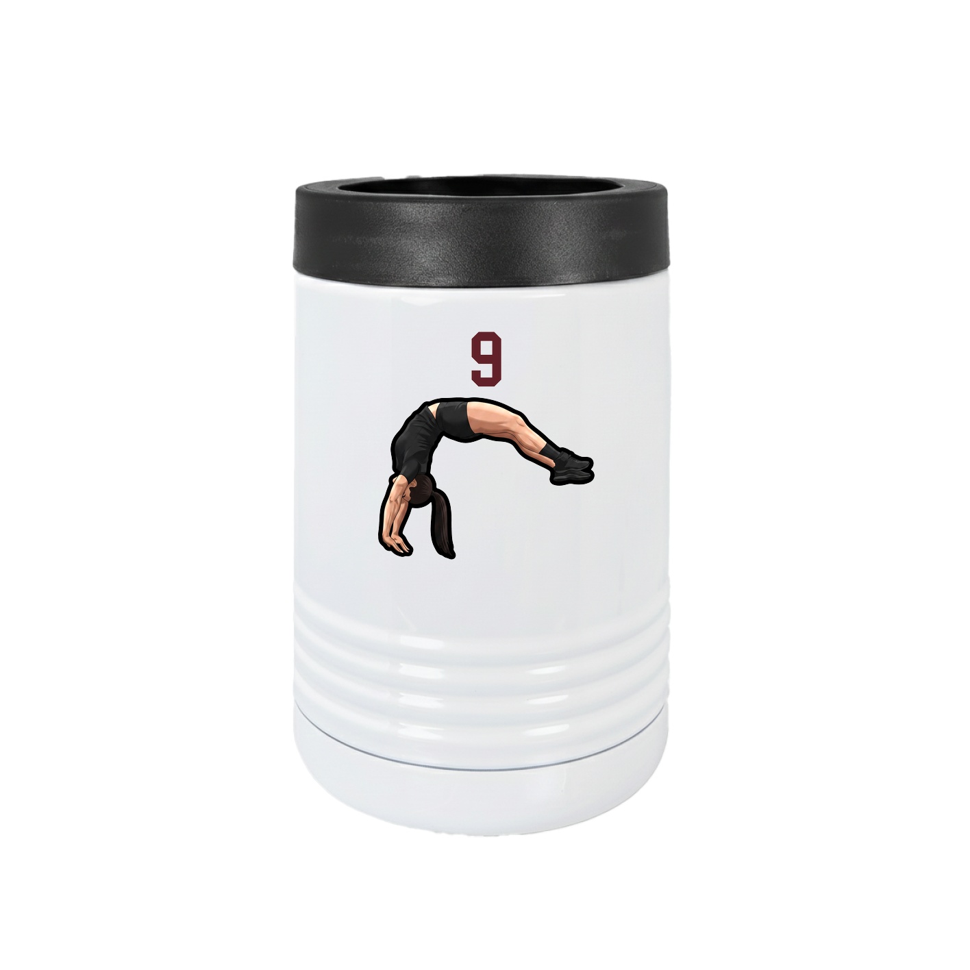 Beverage Holder — Number Top in White