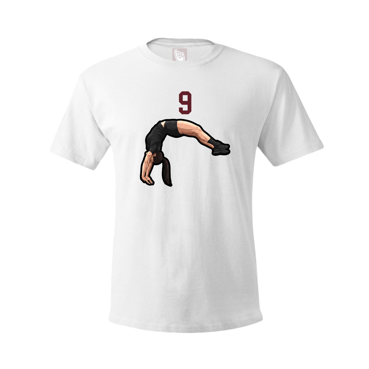 Tee — Number Top in White