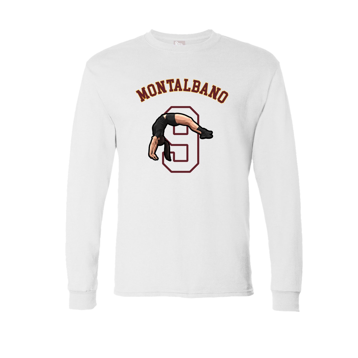 Long Sleeve Tee — Shirsey Arch in White