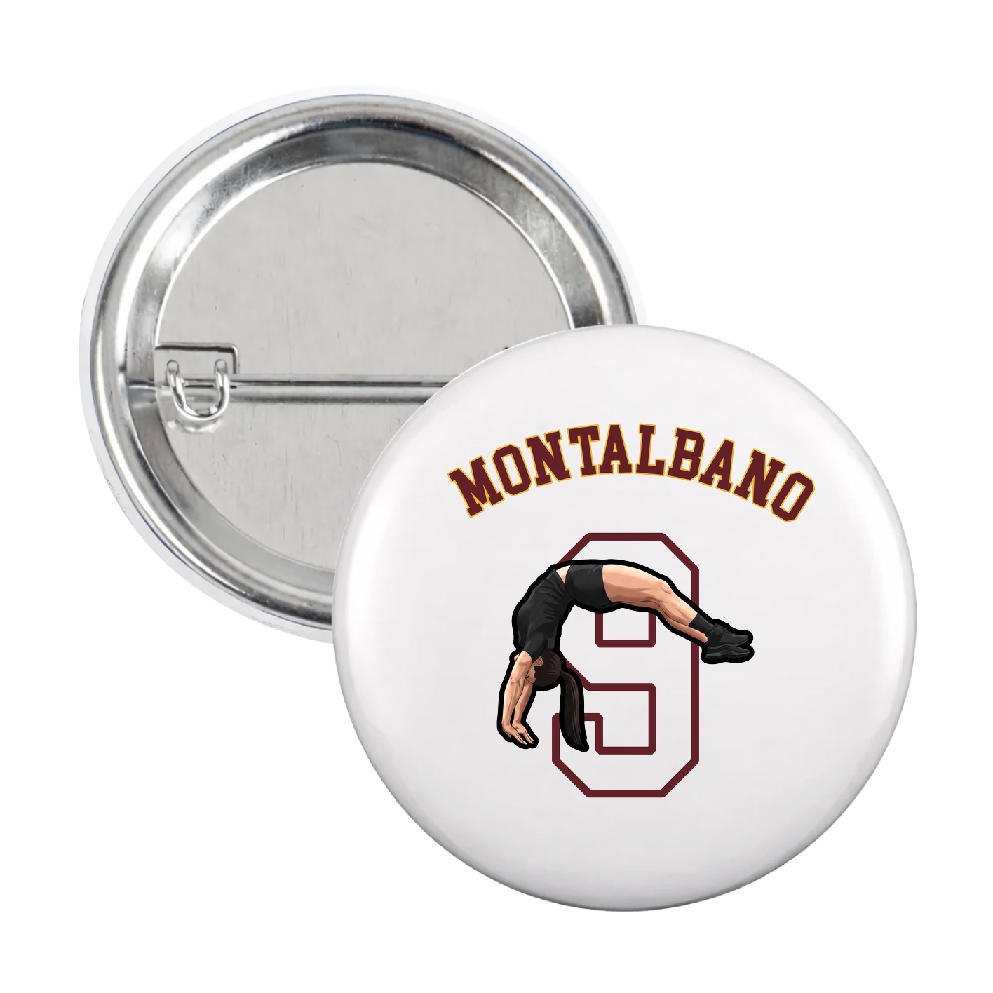 Game Day Button — Shirsey Arch in White