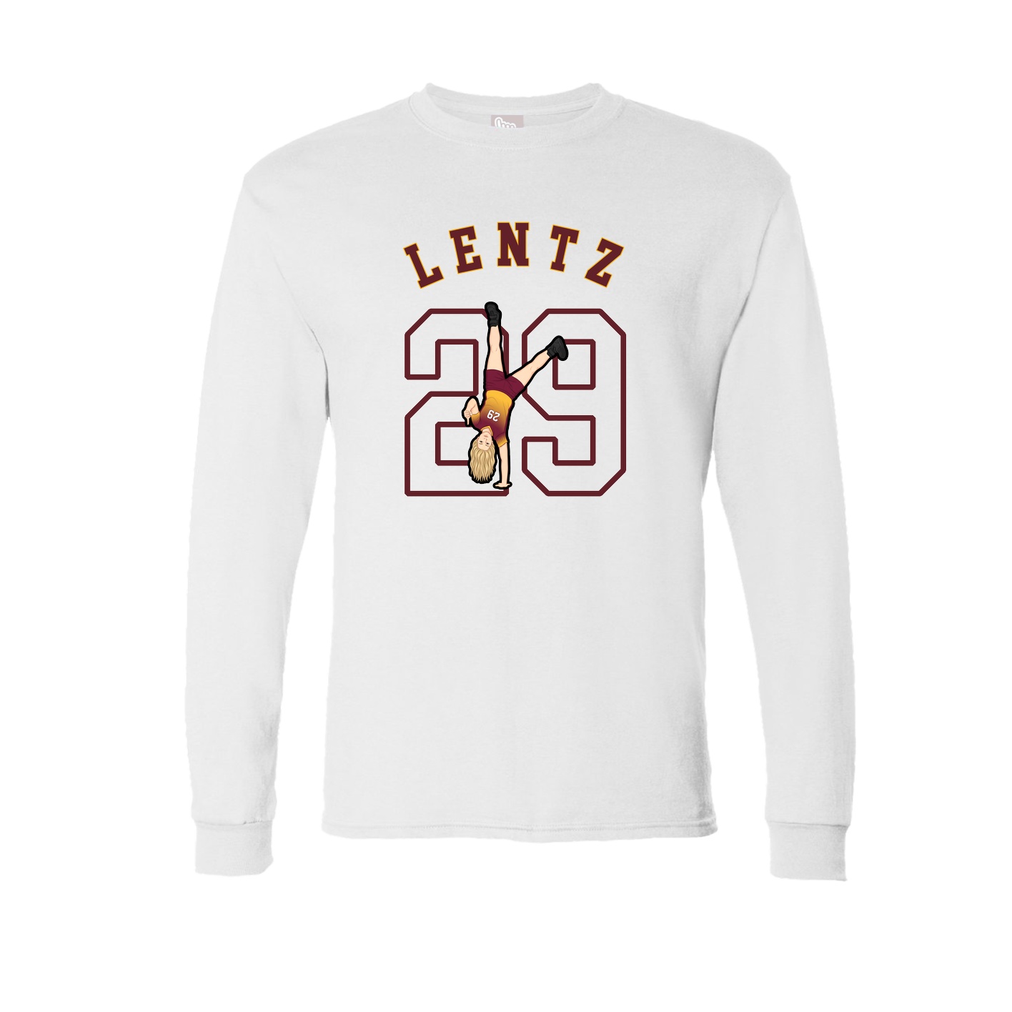 Long Sleeve Tee — Shirsey Arch in White