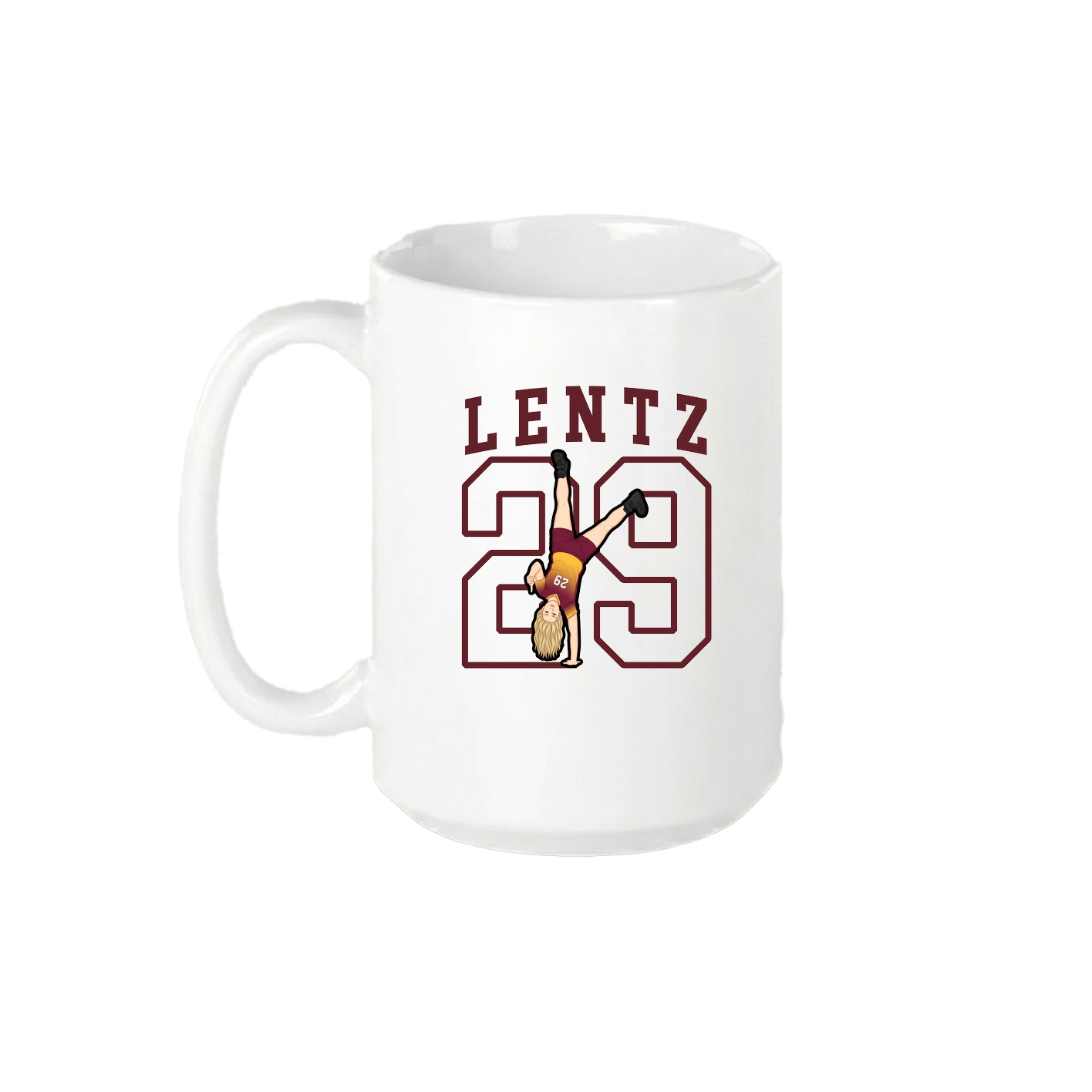15oz Coffee Mug — Shirsey in White