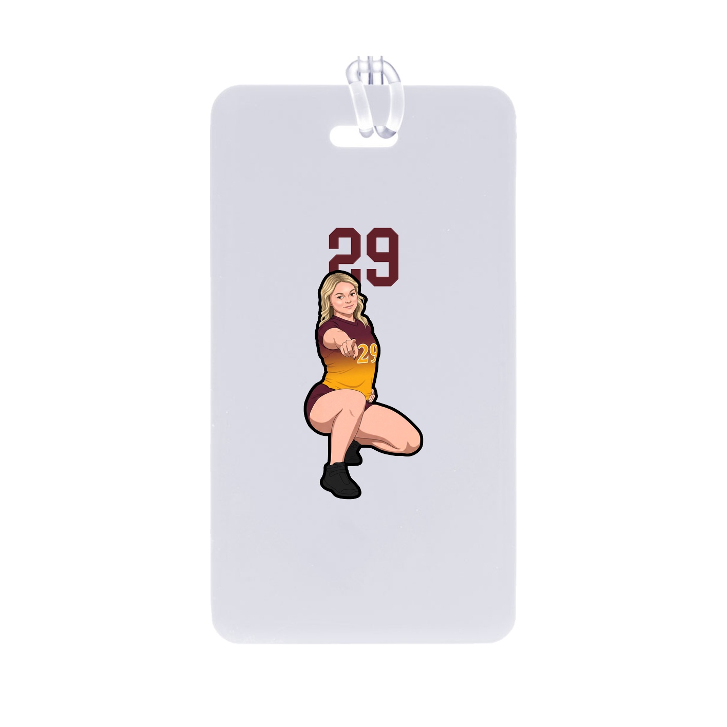 Bag Tag — Number Top in Classic