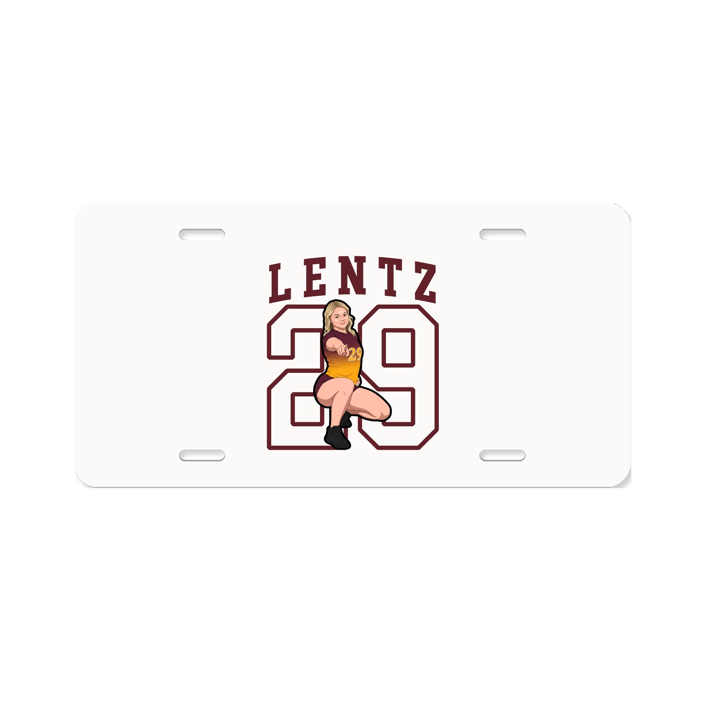 License Plate — Shirsey in Classic