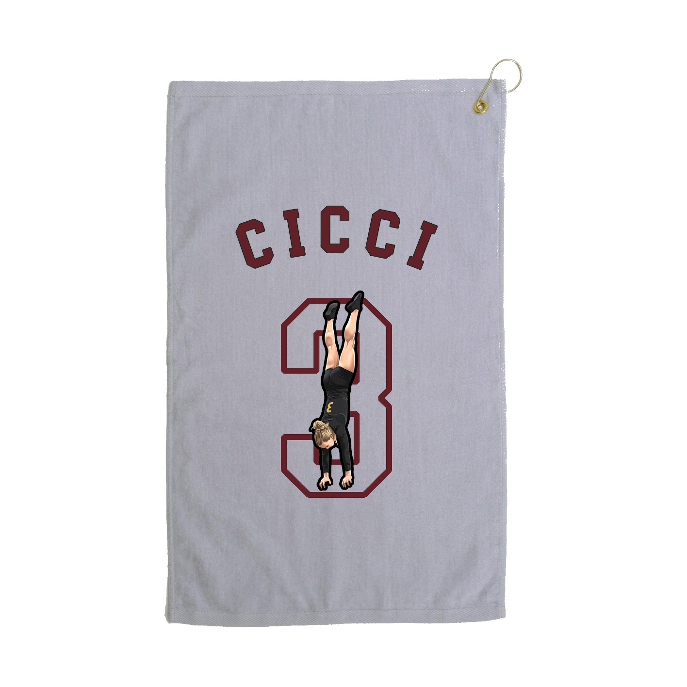 Golf Towel — Shirsey Arch in Grey