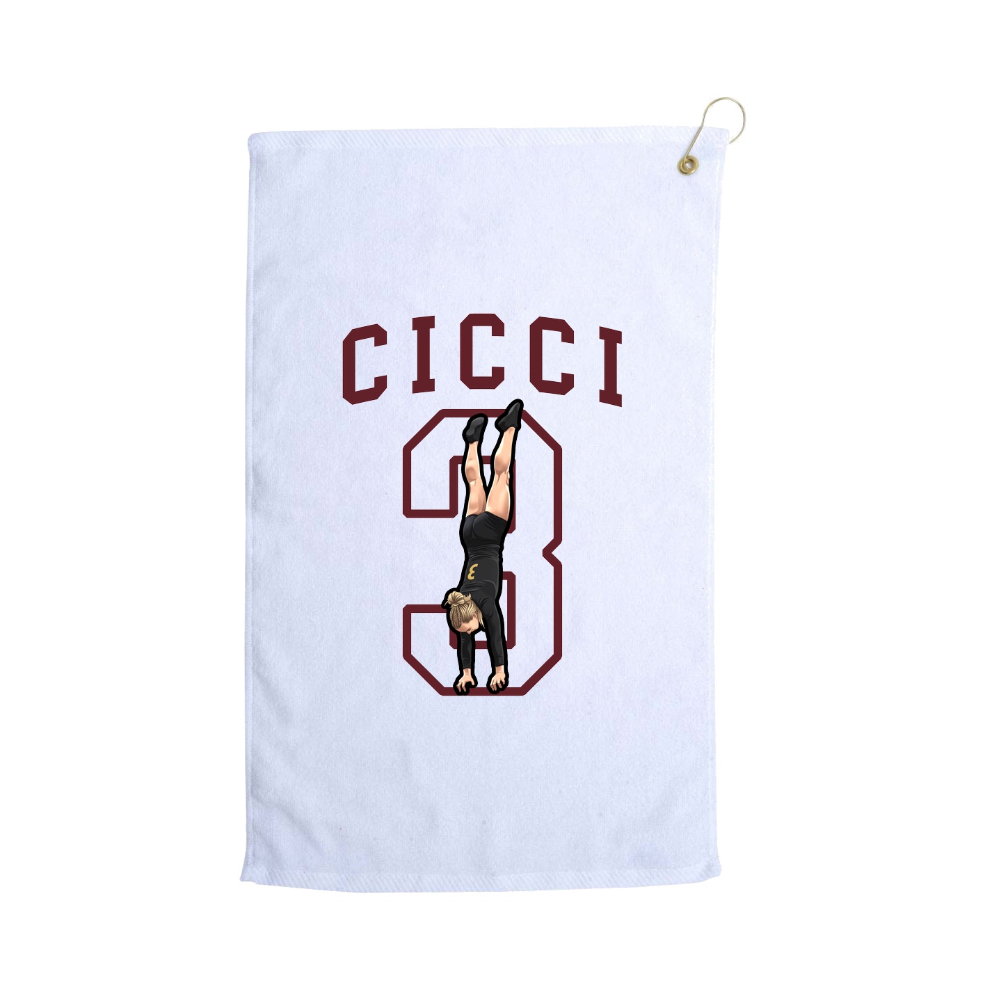 Golf Towel — Shirsey in White