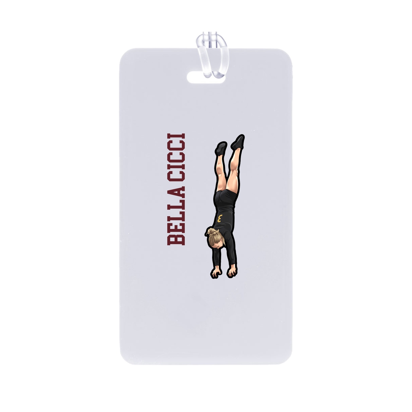 Bag Tag — Name Vertical in Classic