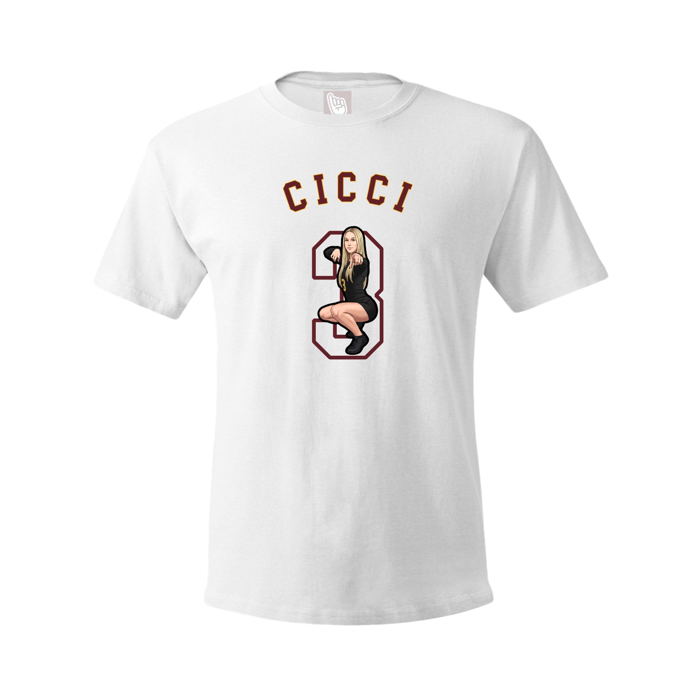 Youth Tee — Shirsey Arch in White